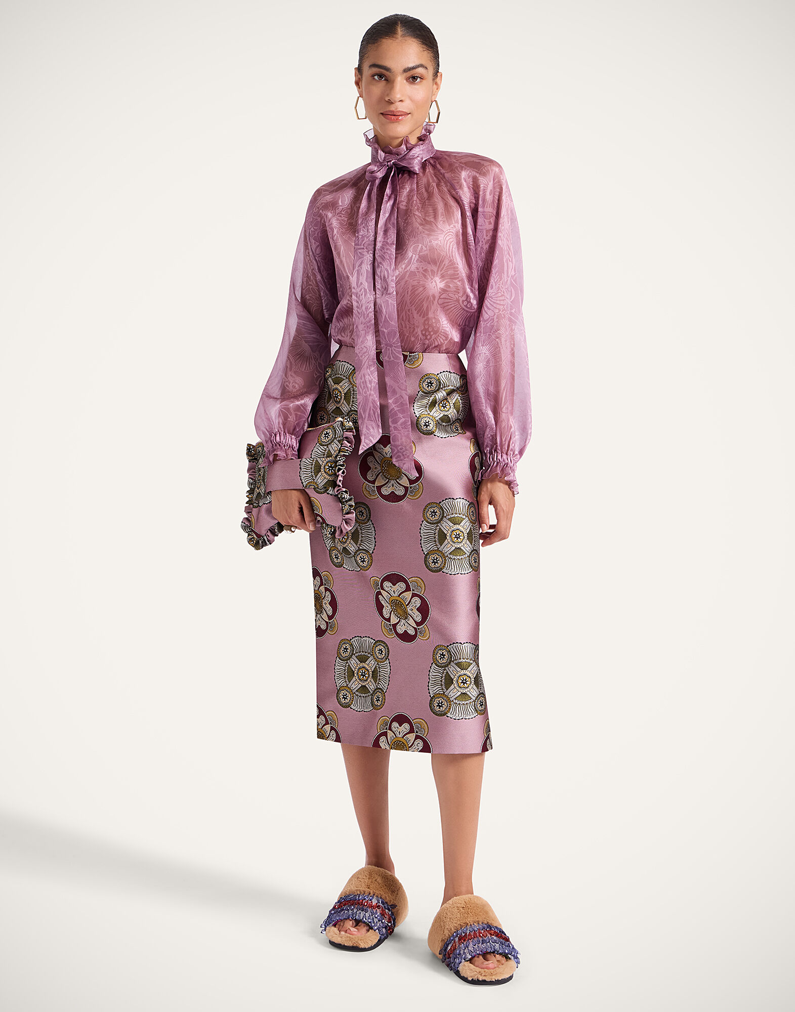 La DoubleJ Pencil Skirt Nucleus Dusty Pink SKI0011JCQ114NUC03PI10