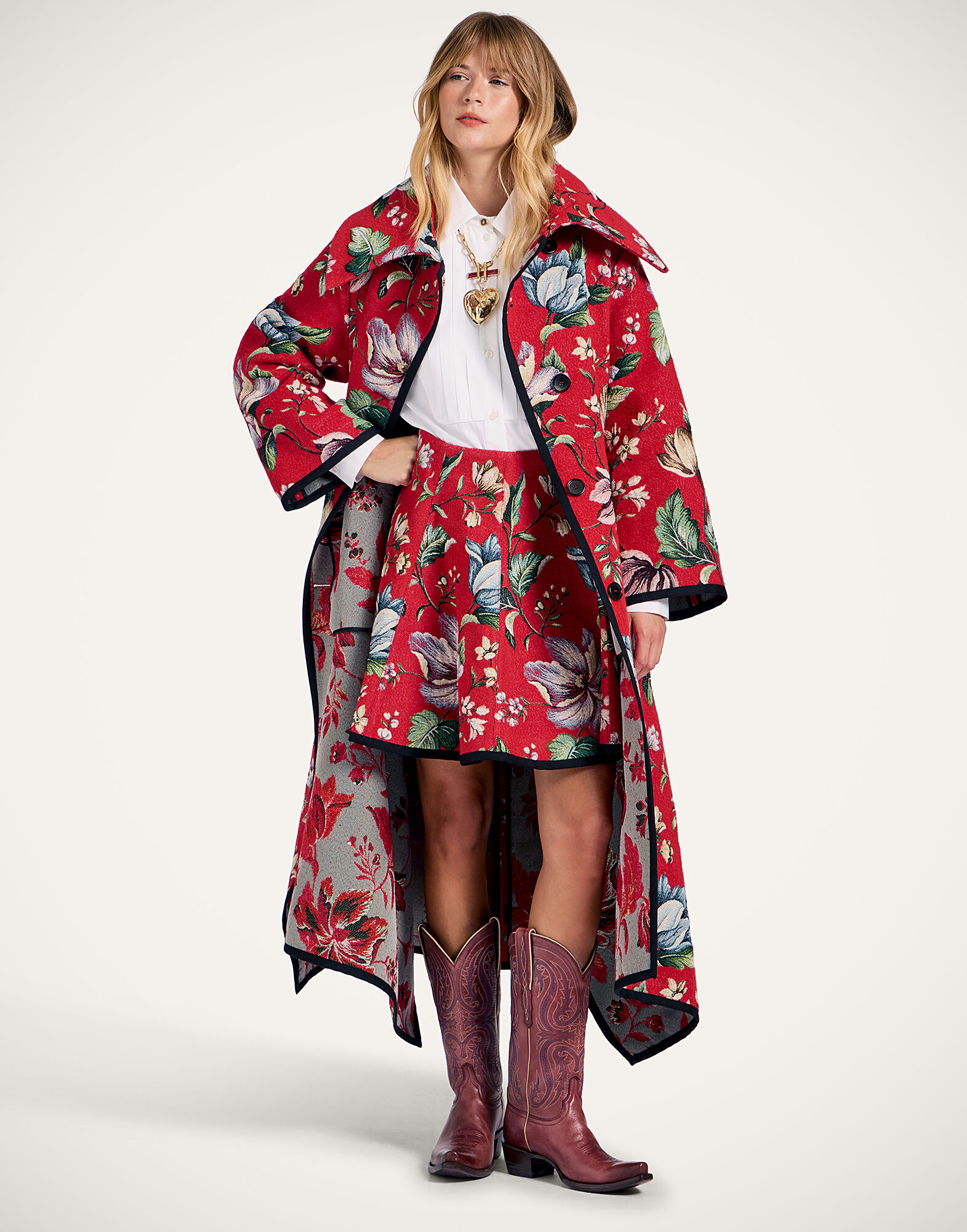 La DoubleJ In My Power Coat Honolulu Red JAC0143JCQ117HON01RE01