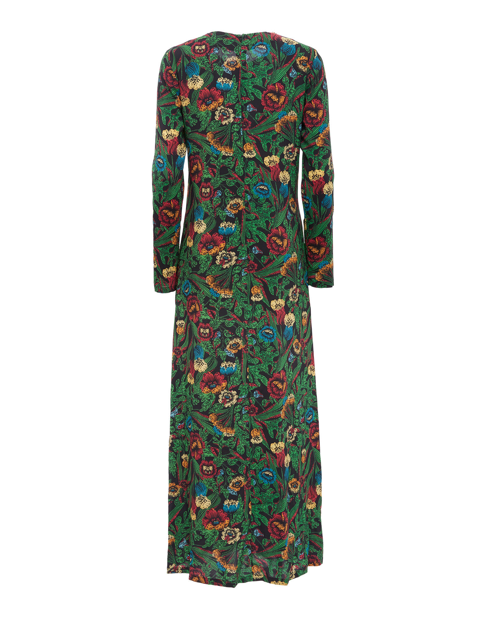 La DoubleJ Long Sleeve Swing Dress Night Garden DRE0184VIS001GAR0001