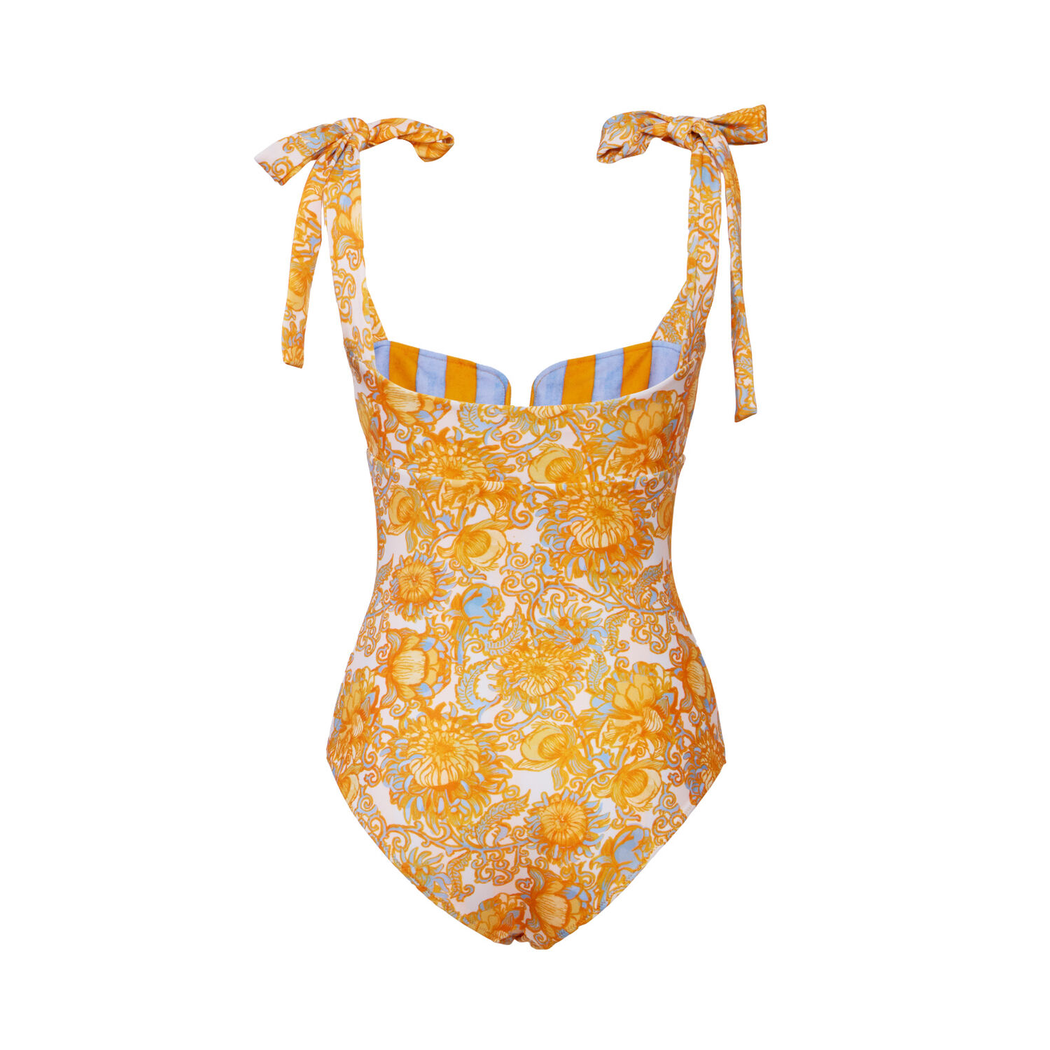 Shop La Doublej Barbarella Swimsuit In Anemone Small Orange