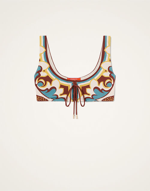 La DoubleJ Sunset Bikini Top Palazzo Placée Chocolate SWI0046LYC006PAL08BR07