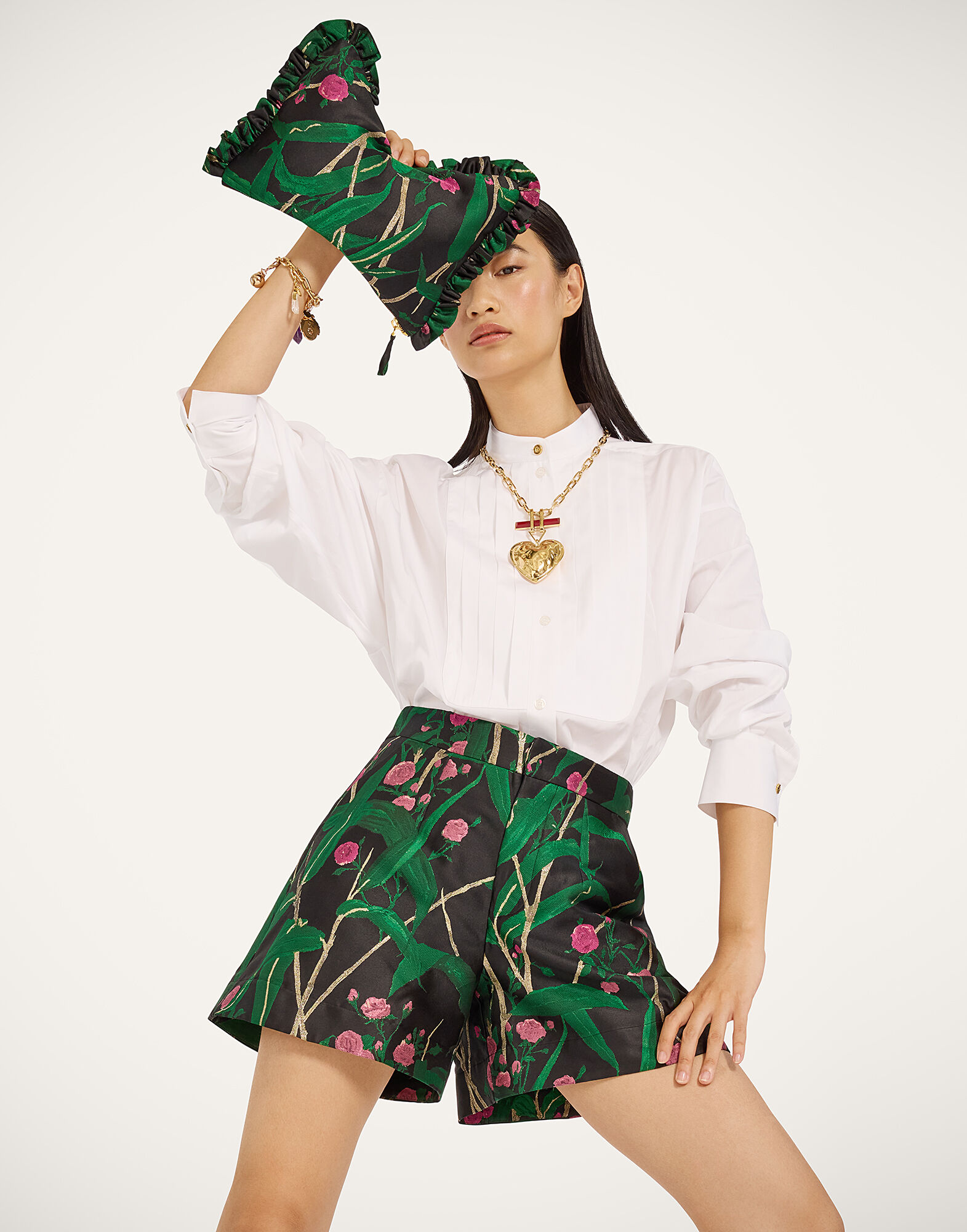 La DoubleJ Hand Pochette Bamboo Black BAG0059JCQ119BMB02BL01