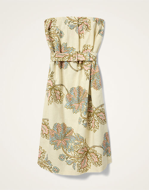 La DoubleJ Belted Filter Dress Swathe Ivory DRE1073COT005SWA01WH04