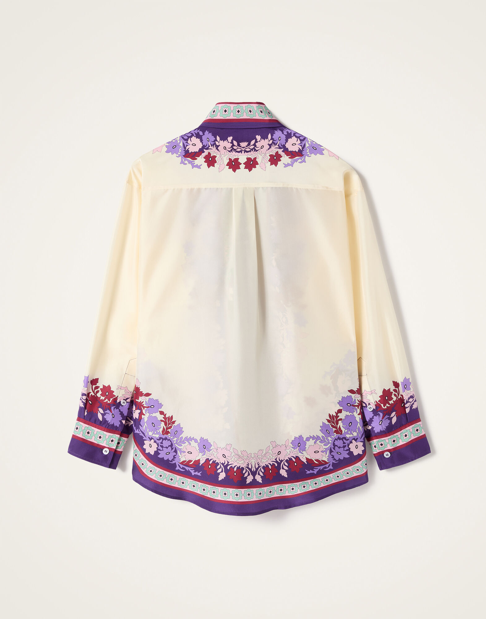 La DoubleJ Better Than Your Boyfriend's Shirt Regalia Plac&eacute;e Ecru SHI0092SIL009REG02BR05