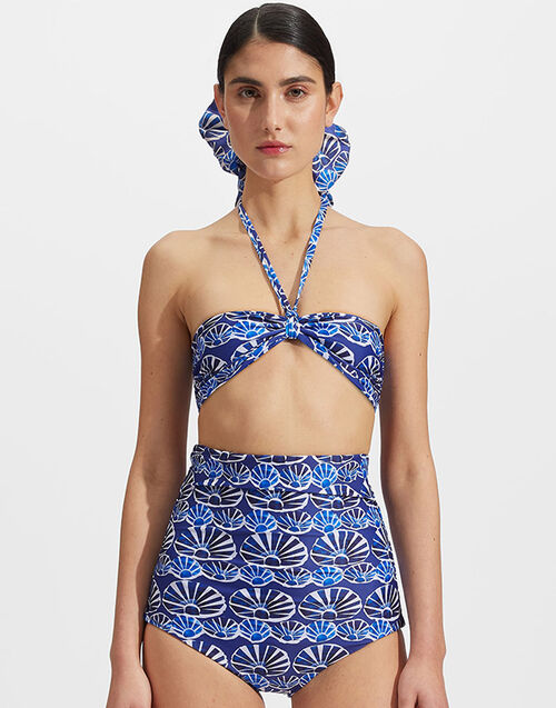 La DoubleJ 3-Way Bandeau Top Conchiglie SWI0021LYC001COH0001