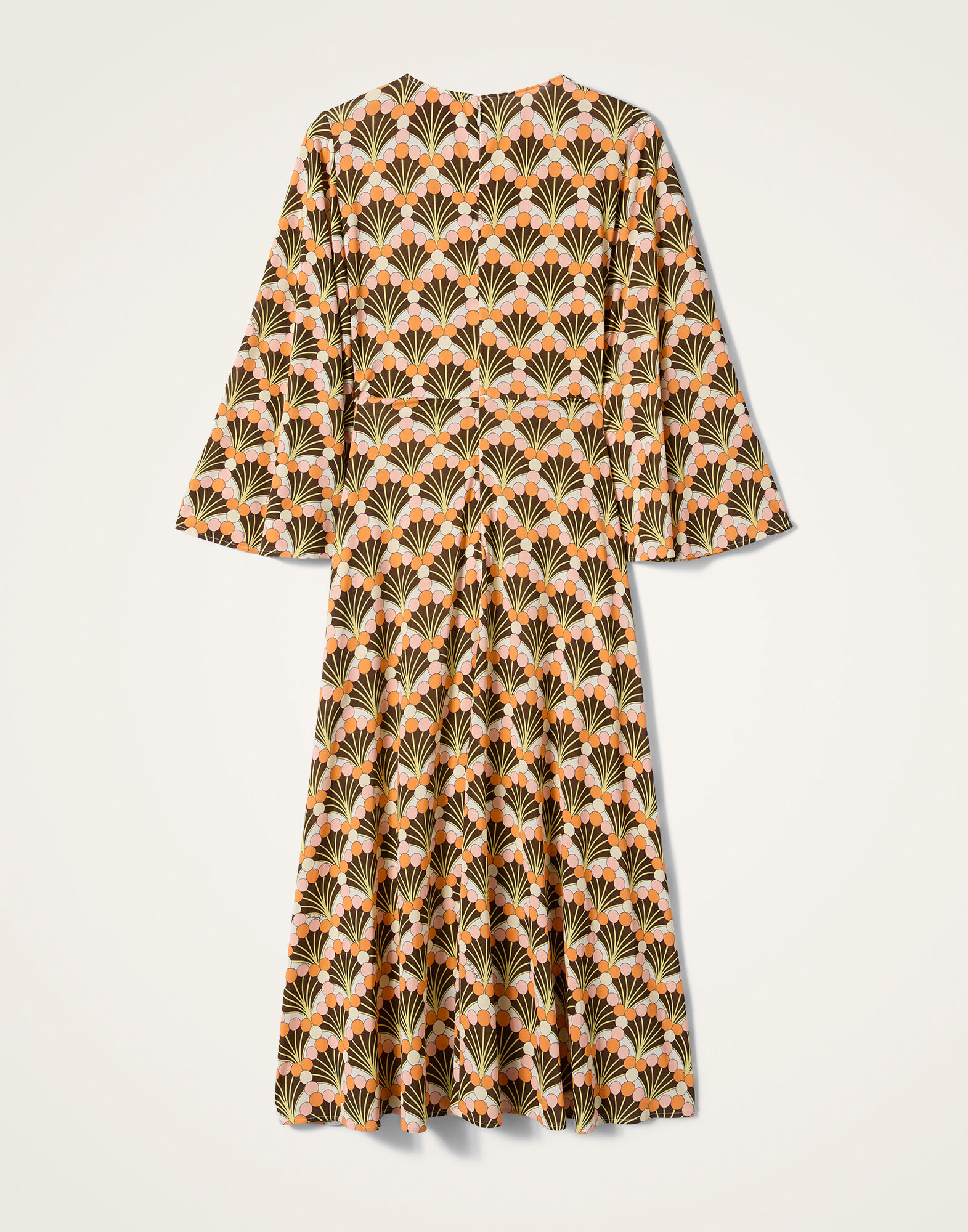 La DoubleJ Sorella Dress Florette Fan Brown DRE0179JER027FLF02BR02