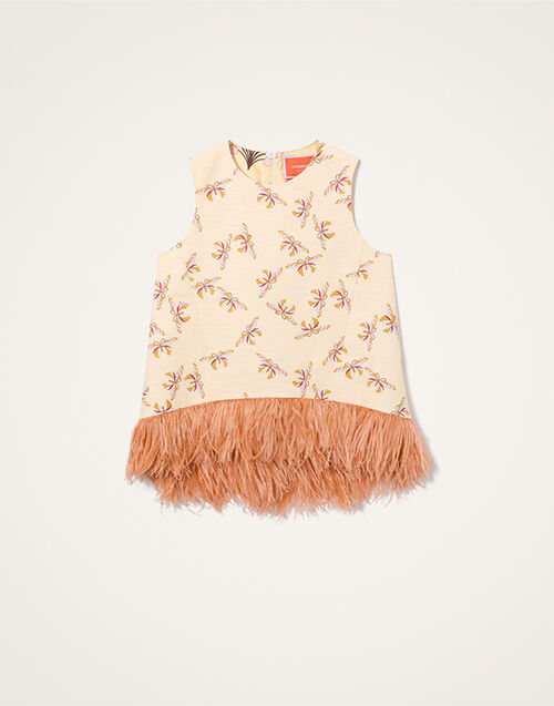 La DoubleJ La Scala Top Farfalla Buttercream TOP0013COT005FAR08WH09