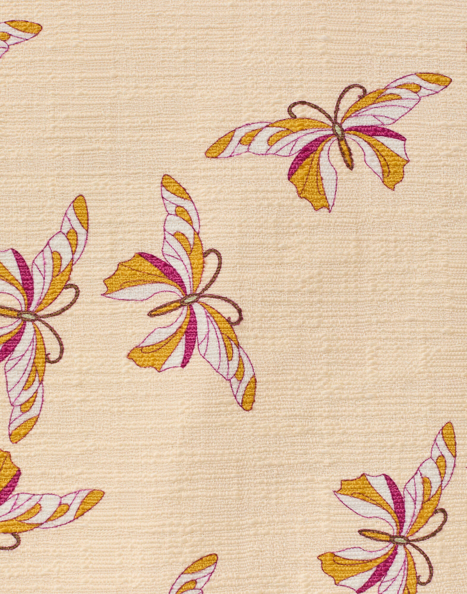 La DoubleJ Bijoux Jacket Farfalla Buttercream JAC0097COT005FAR08WH09