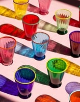 La DoubleJ Editions Rainbow Glass Set of 8 Rainbow GLA0003MUR001ASS0001