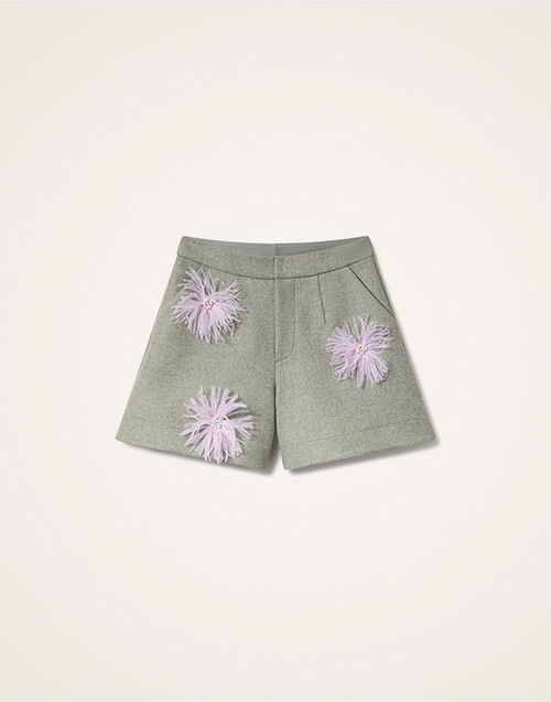 La DoubleJ Good Butt Shorts Solid Grey TRO0218WOL039SOLIDGY02