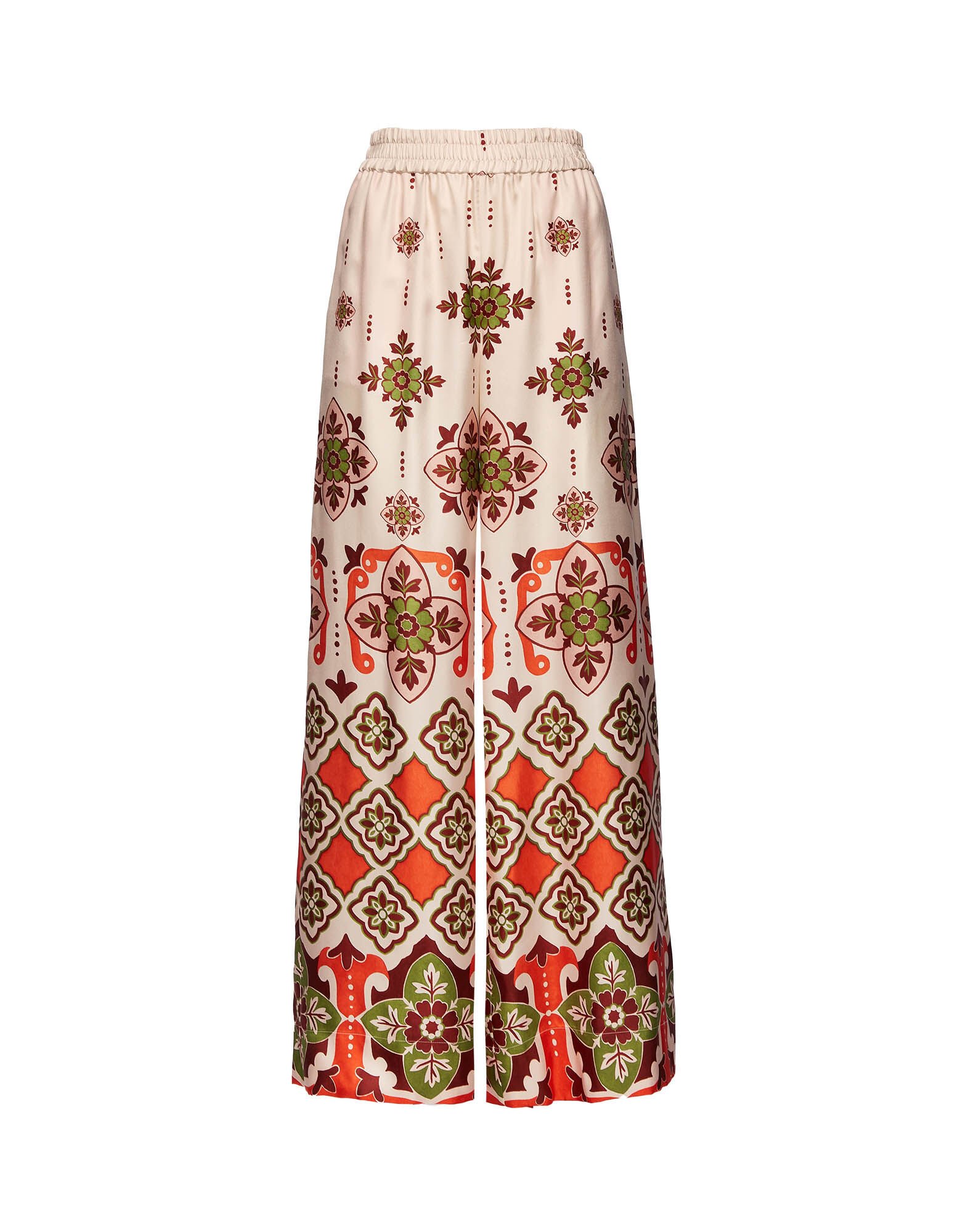 La DoubleJ Palazzo Pants Partenope Plac&eacute;e TRO0003SIL001PRT01OR02