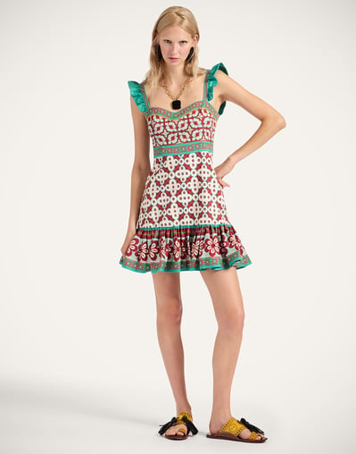 gingerbread gingham mini dress NWT For Love & Lemons Gingerbread Gingham Mini Dress