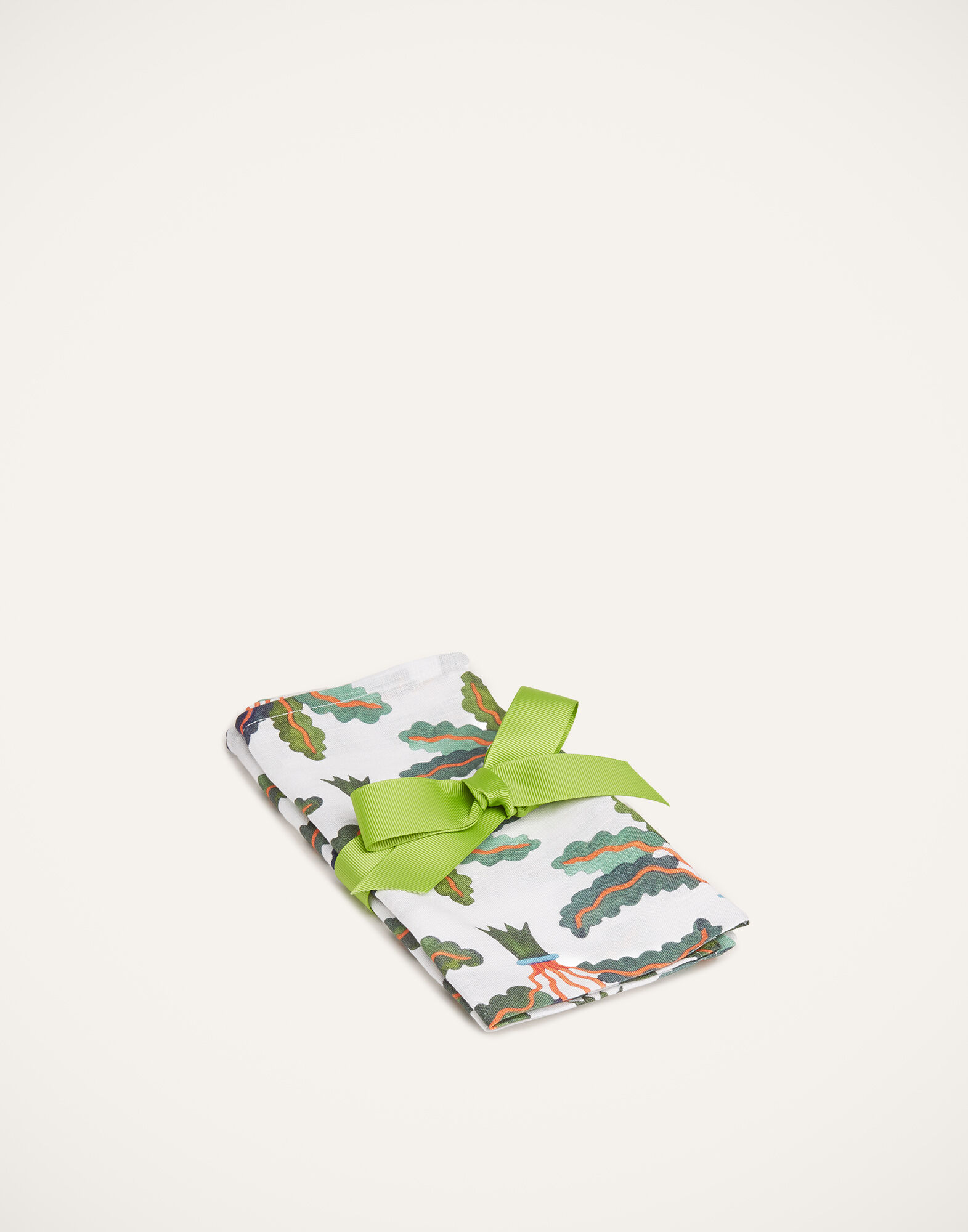 La DoubleJ Large Napkins Set Of 2 Palms NAP0006LIN001HLE0022