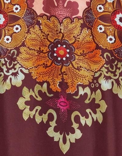 La DoubleJ Foulard Dressing Women - Scarf Dress Bounty Place Burgundy XL 100% Silk La DoubleJ Foulard Dressing Women - Scarf Dress Bounty Place Burgundy XL 100% Silk