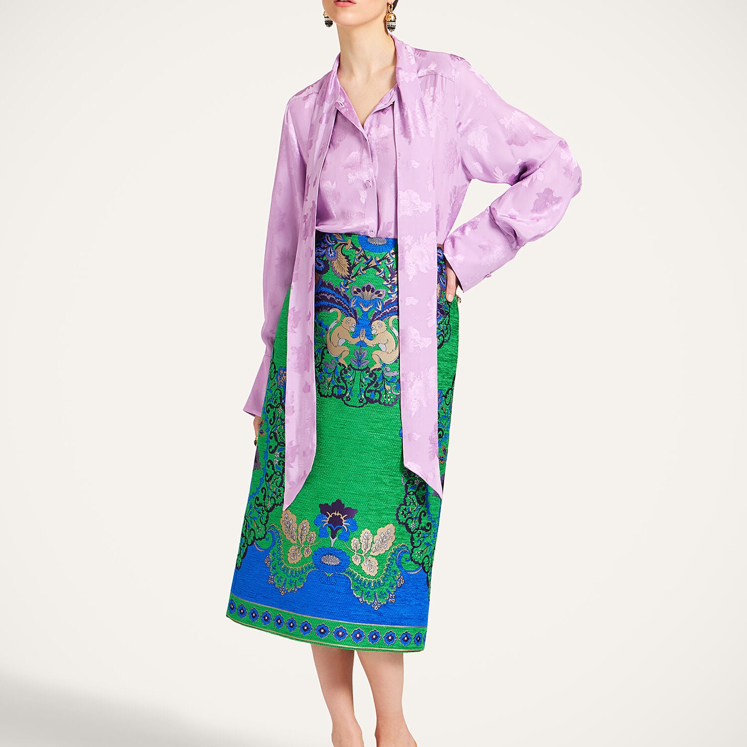 La Double J Pencil Skirt