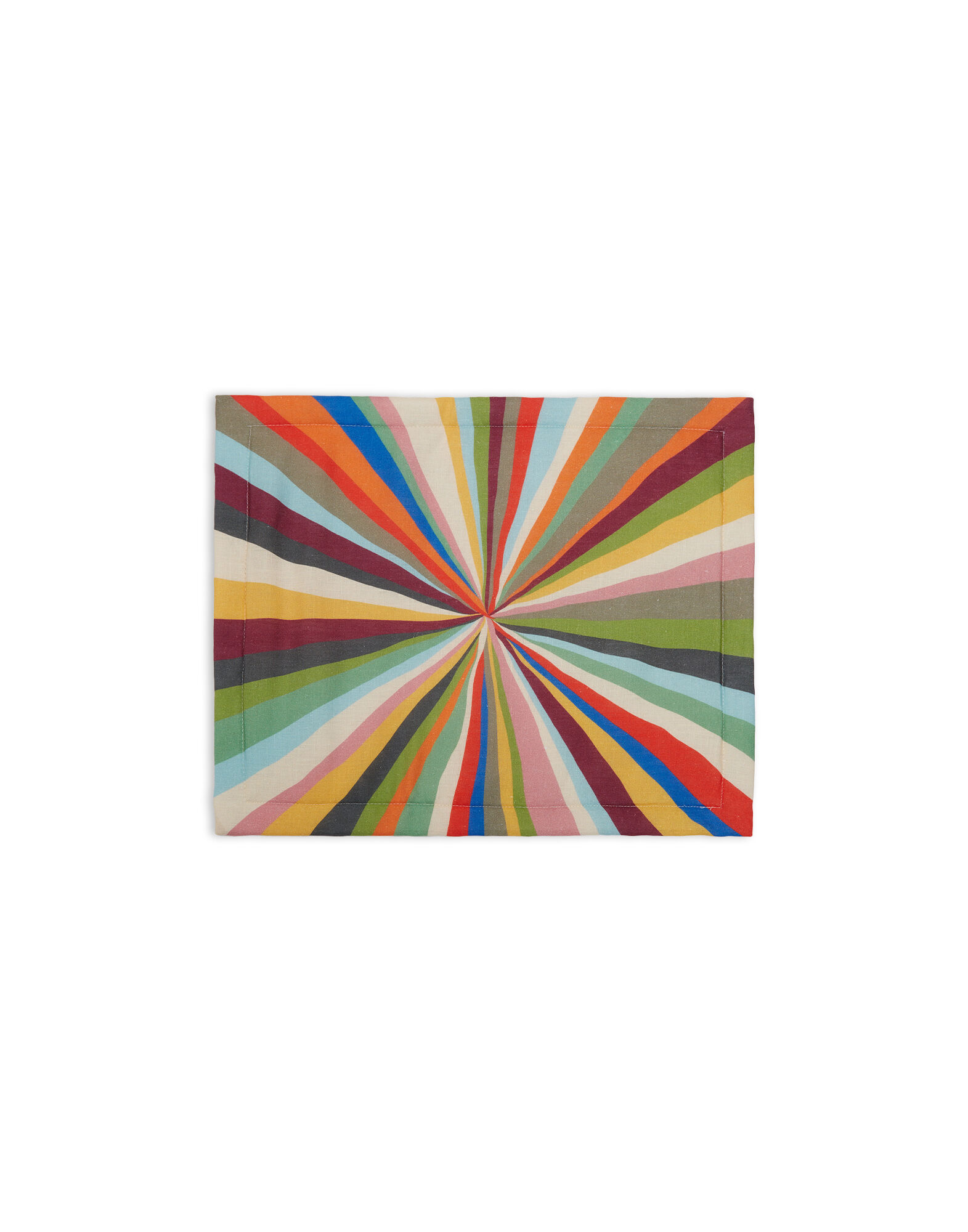 La DoubleJ Harringbone Placemat Set Of 2 Rainbow Rays TBM0001LIN001RAI0037