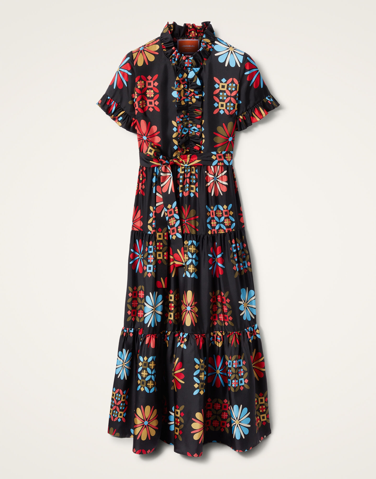 La DoubleJ Long And Sassy Dress Vetrata Grande DRE0017SIL001VET0003