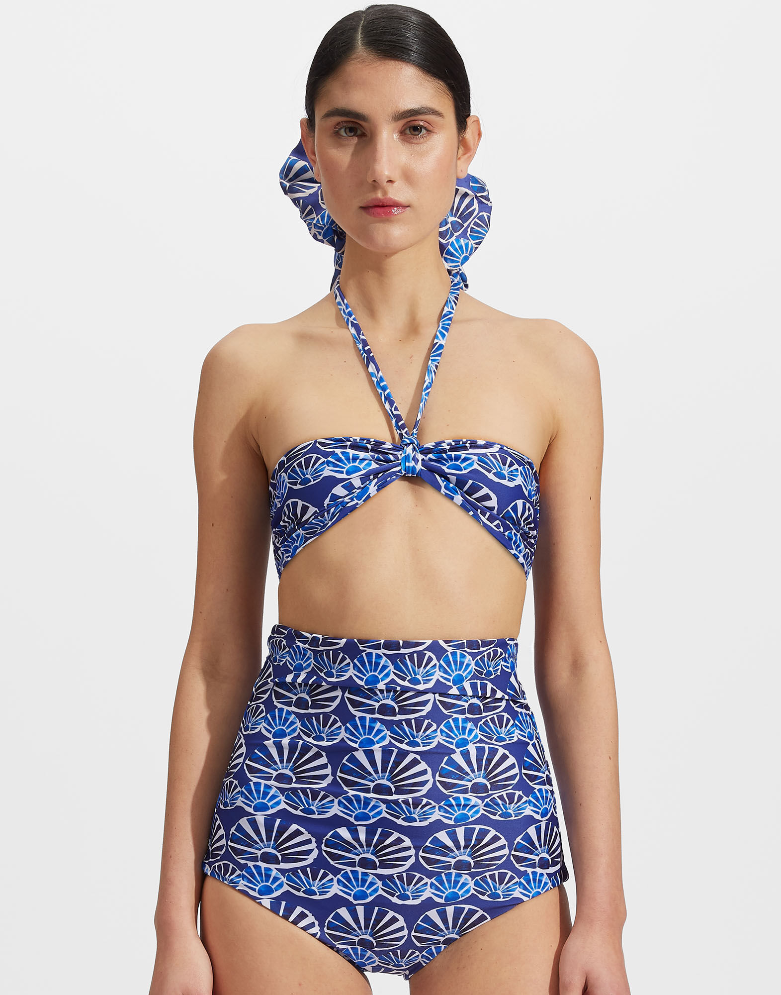 La DoubleJ 3-Way Bandeau Top Conchiglie SWI0021LYC001COH0001