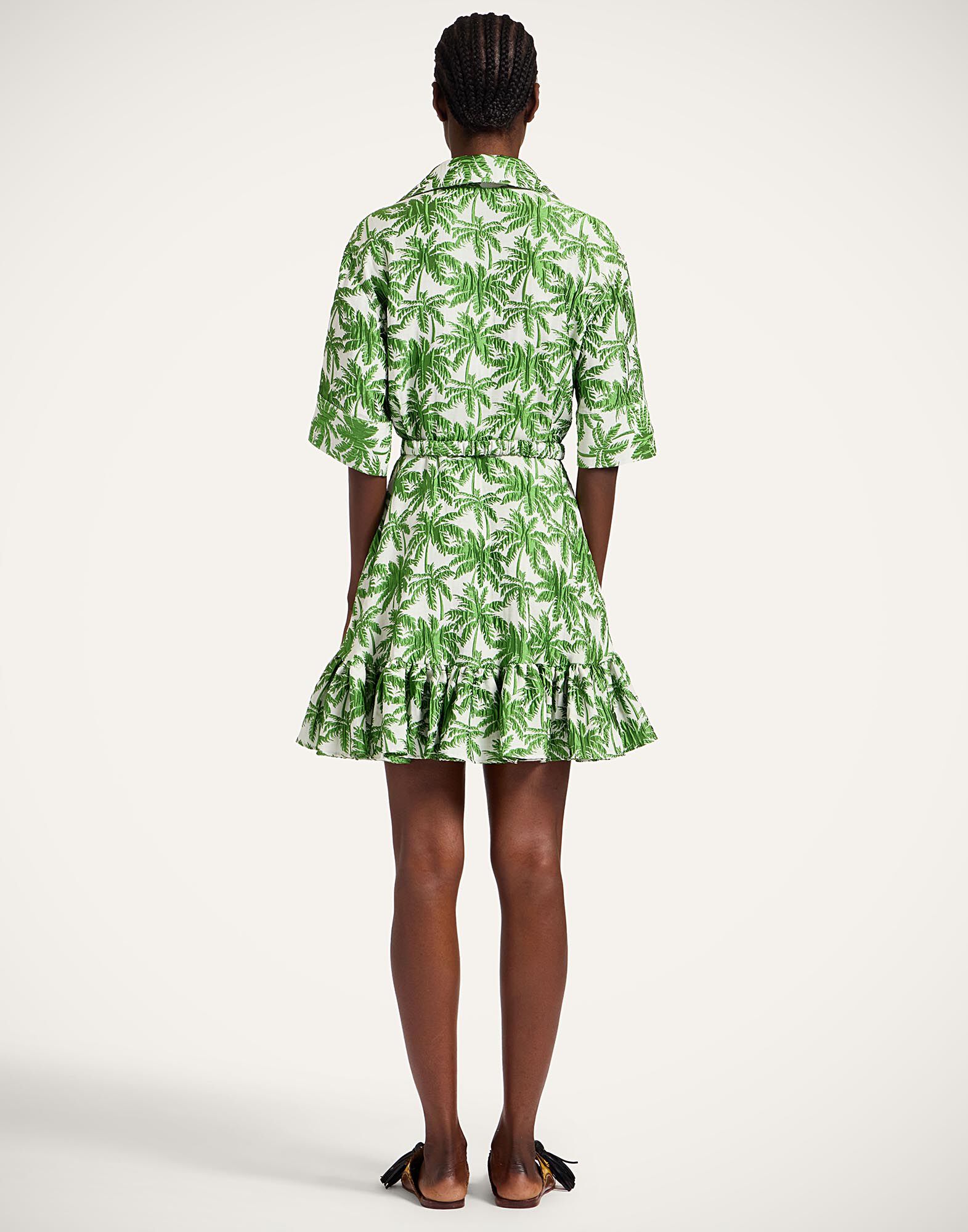 La DoubleJ San Pietro Mini Dress Tropicana White DRE0912JCQ112TRC03WH01