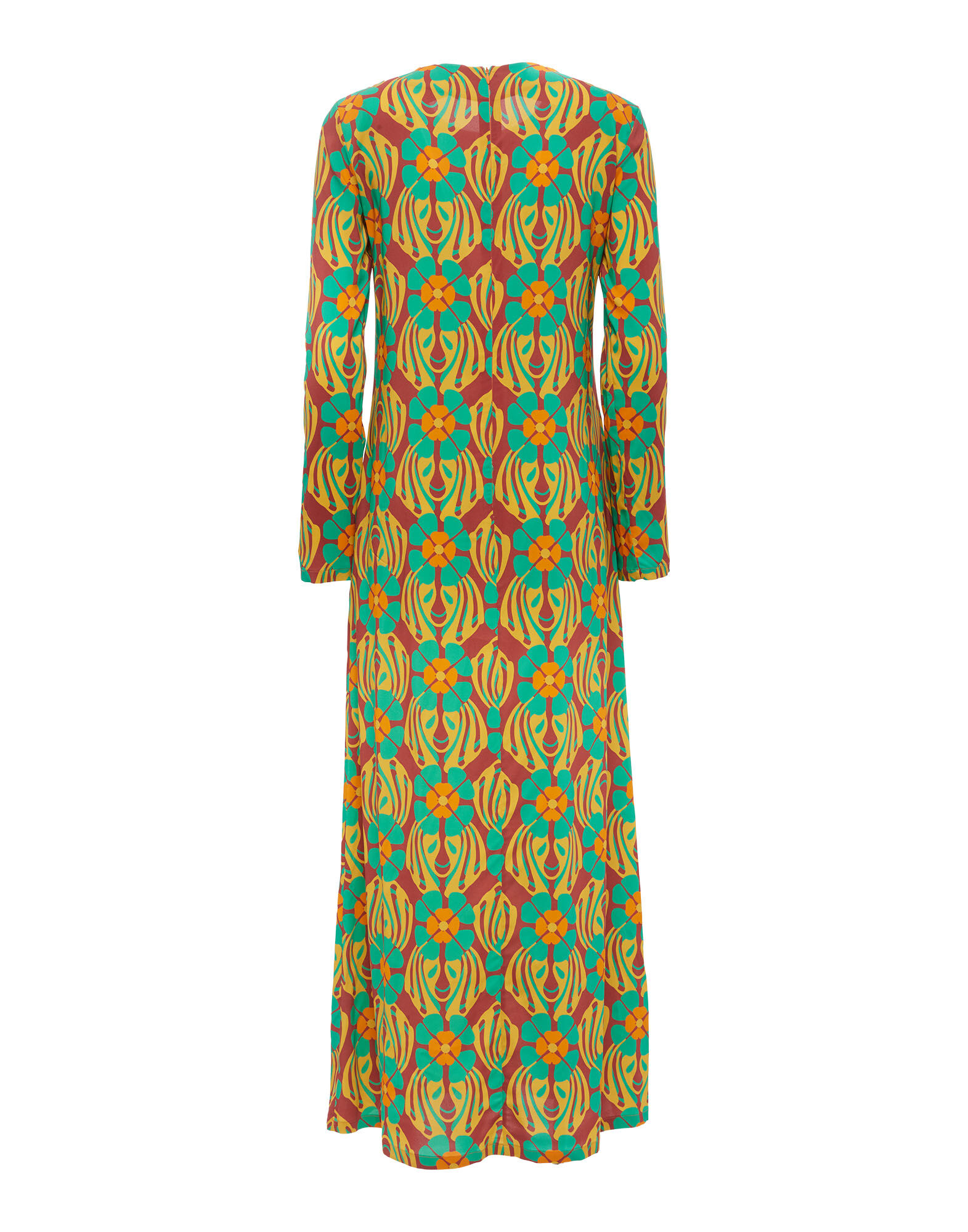 La DoubleJ Long Sleeve Swing Dress Clover DRE0184VIS001CLO0003