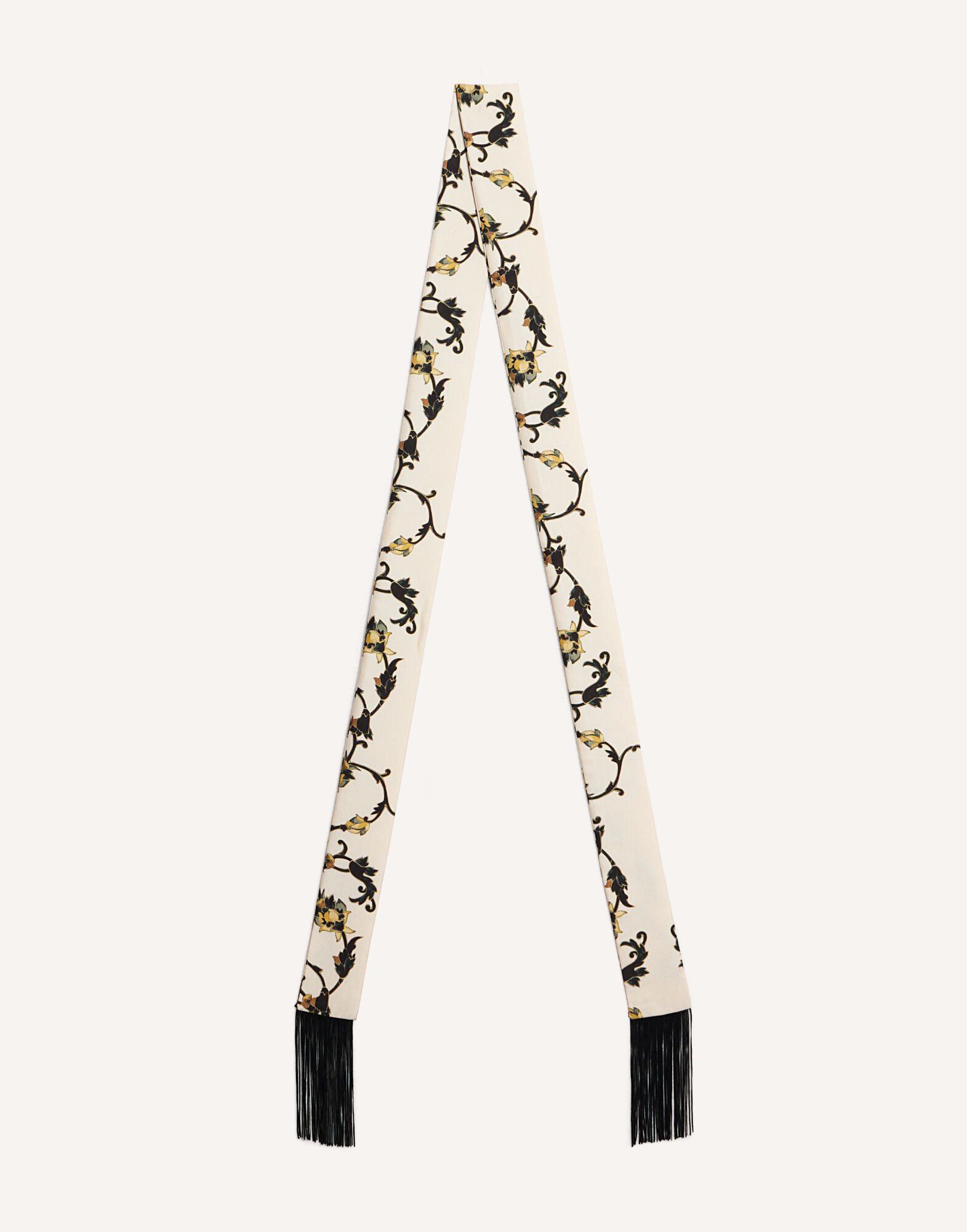 La DoubleJ Skinny Belt Buttercup Micro White BEL0020SIL001BTC02WH01