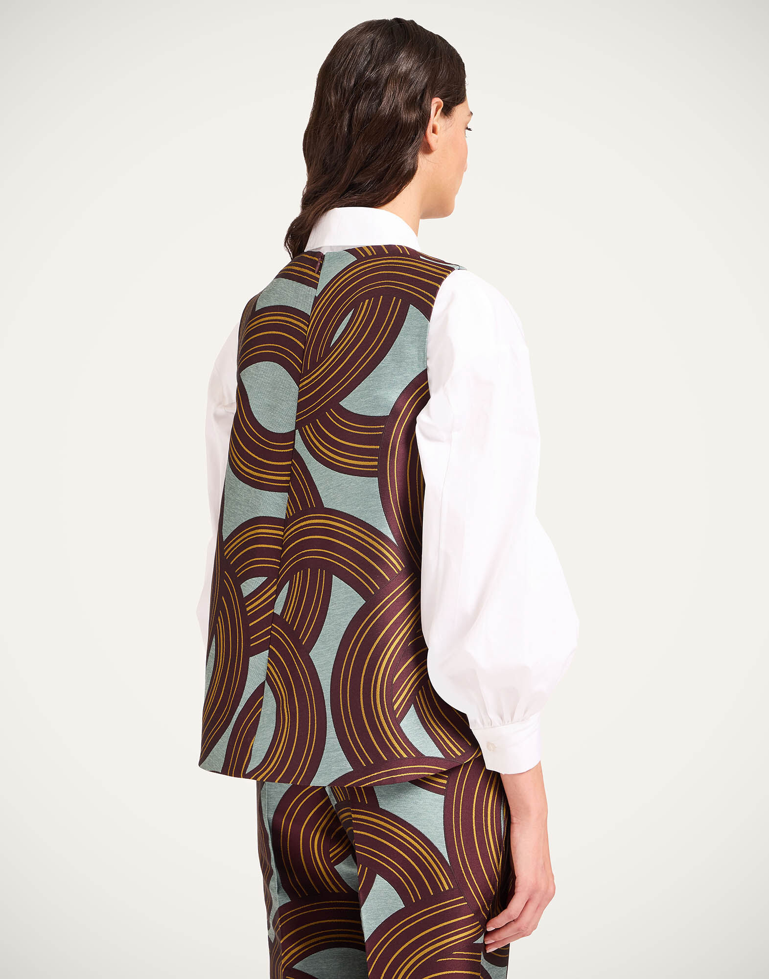 La DoubleJ La Scala Top Montecarlo Dusty Blue TOP0016JCQ097MTC02BU13