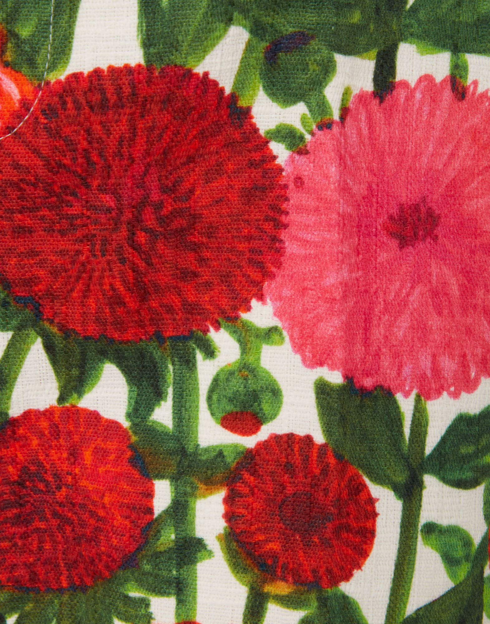 La DoubleJ Hendrix Pants Pink Dahlias TRO0014COT005DAH0001