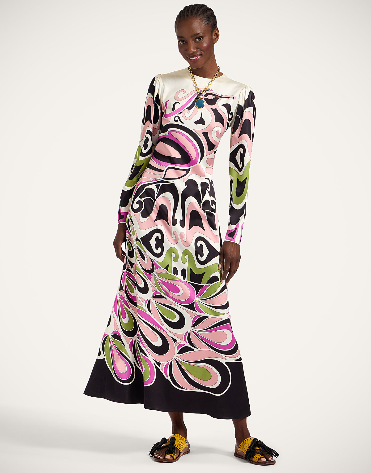 La DoubleJ Clingy Swing Phoenix Plac&eacute;e Pink DRE0762VIS023PHO01PI01