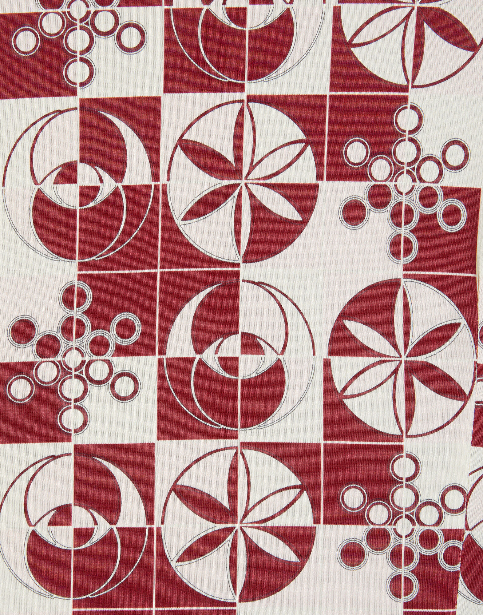 La DoubleJ Fitted Shirt Eclipse Burgundy SHI0116JER027ECL01RE02