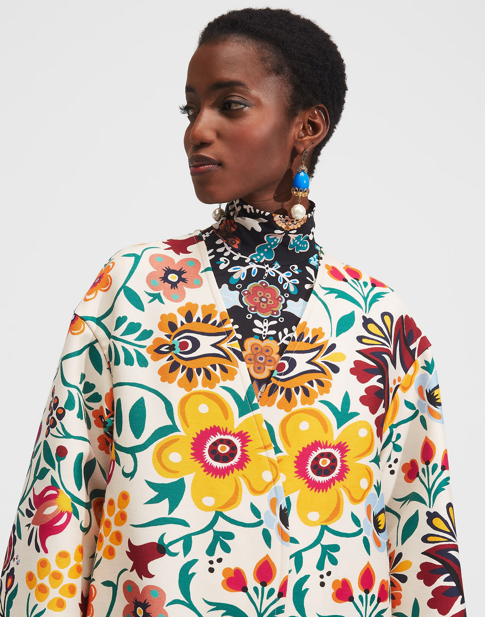 LaDoubleJ Topper Coat Selva Bianco JAC0030CAD001SEL0002