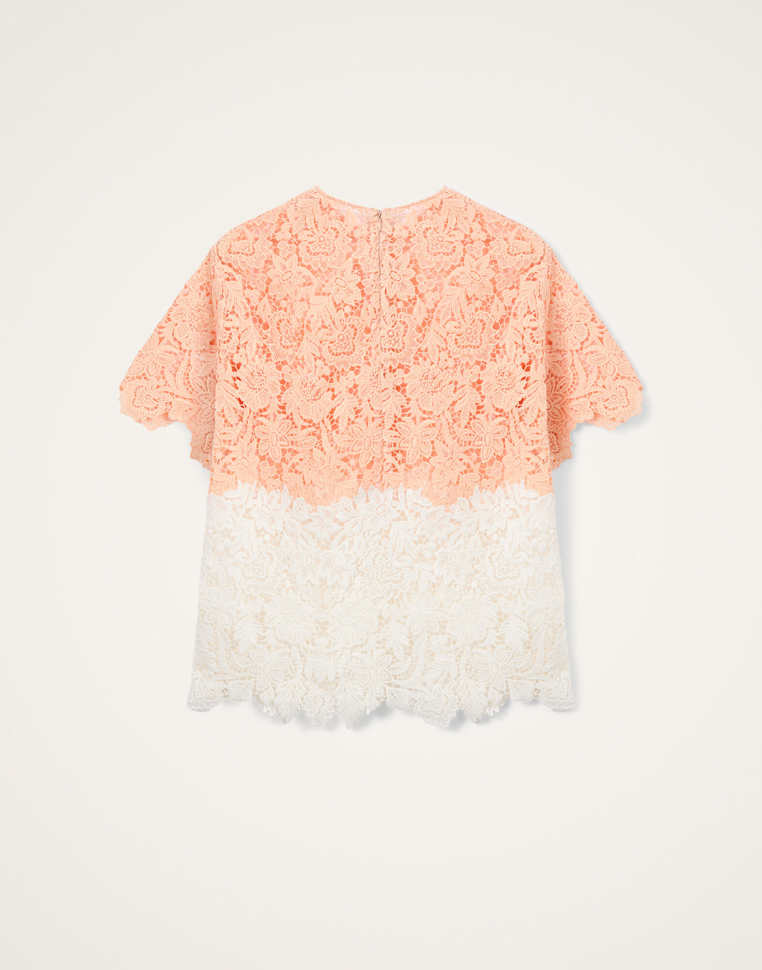 La DoubleJ Lacey House T-Shirt Solid Apricot TOP0199LAC013SOLIDOR11