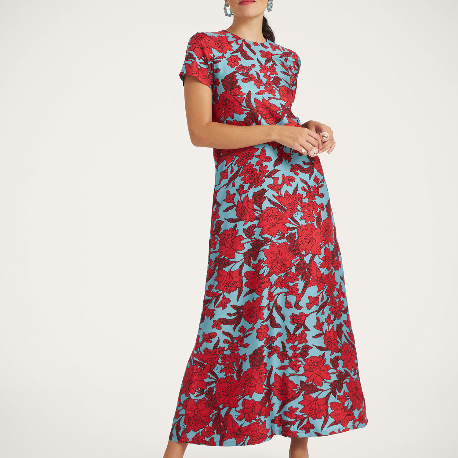 chinese dress ladies Parisa Strapless Maxi Dress in White Floral Tigerlily  Significant Other