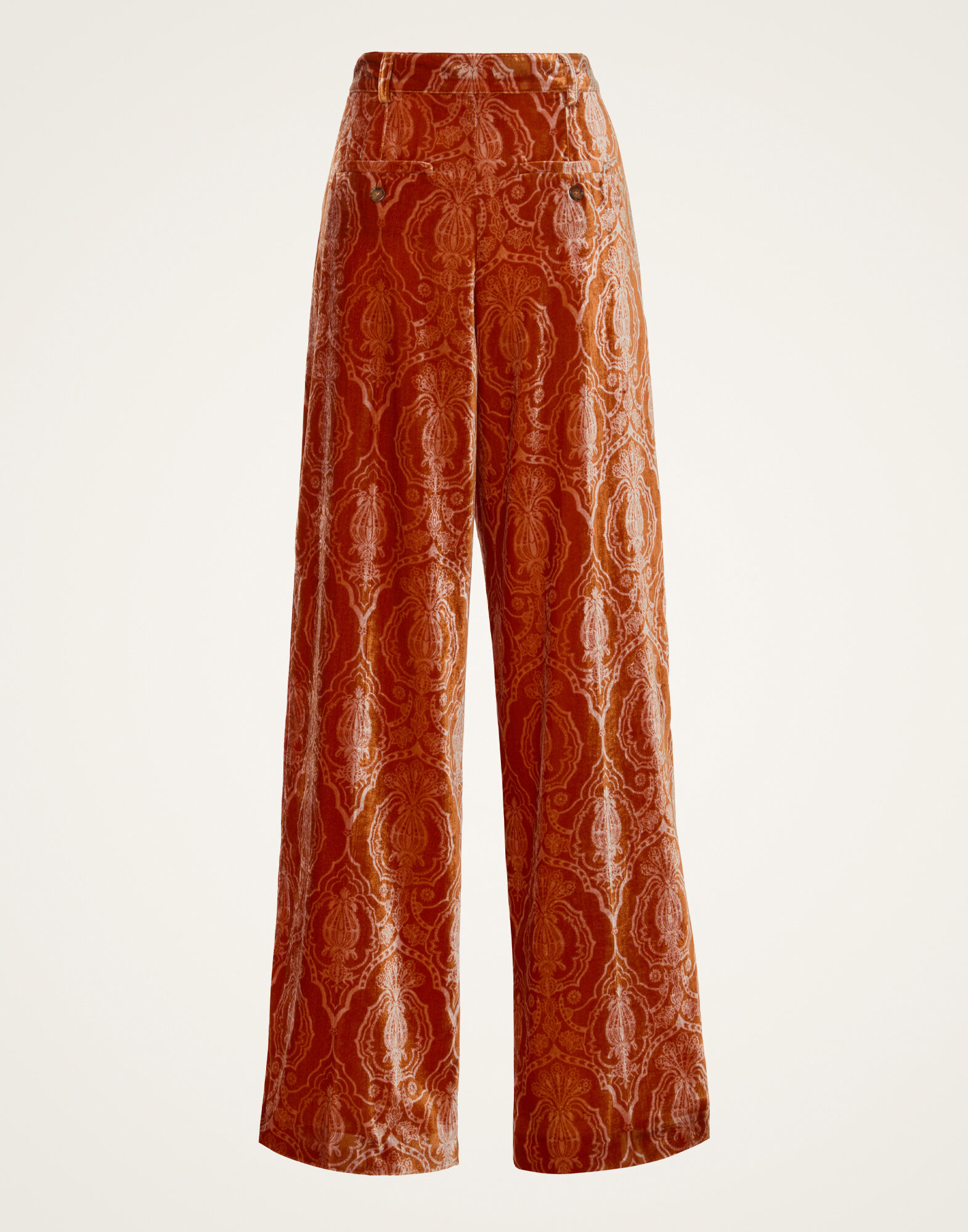 La DoubleJ Loose Pants Banquet Orange TRO0135DEV003BQT03OR02