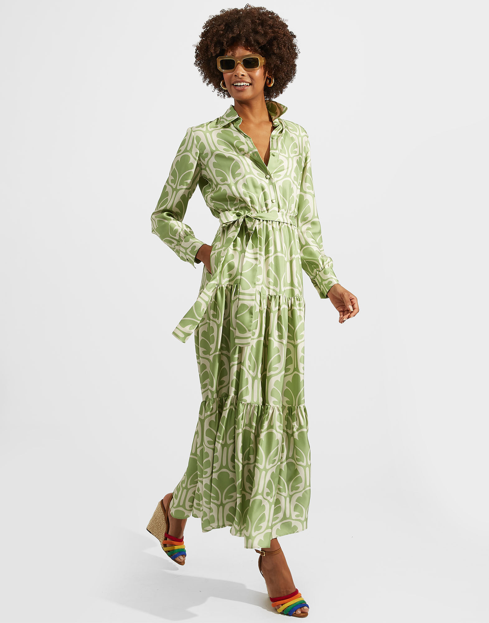 Bellini Dress in Grove for Women | La DoubleJ US