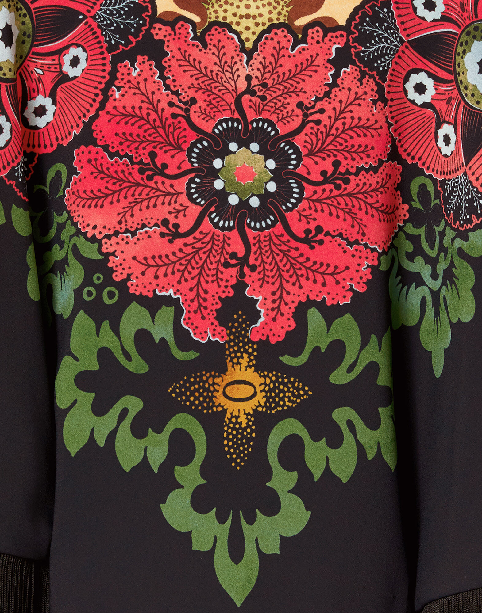 La DoubleJ Reversible Mini Poncho Bounty Plac&eacute;e Red SCA0077VIS011BOU01RE01