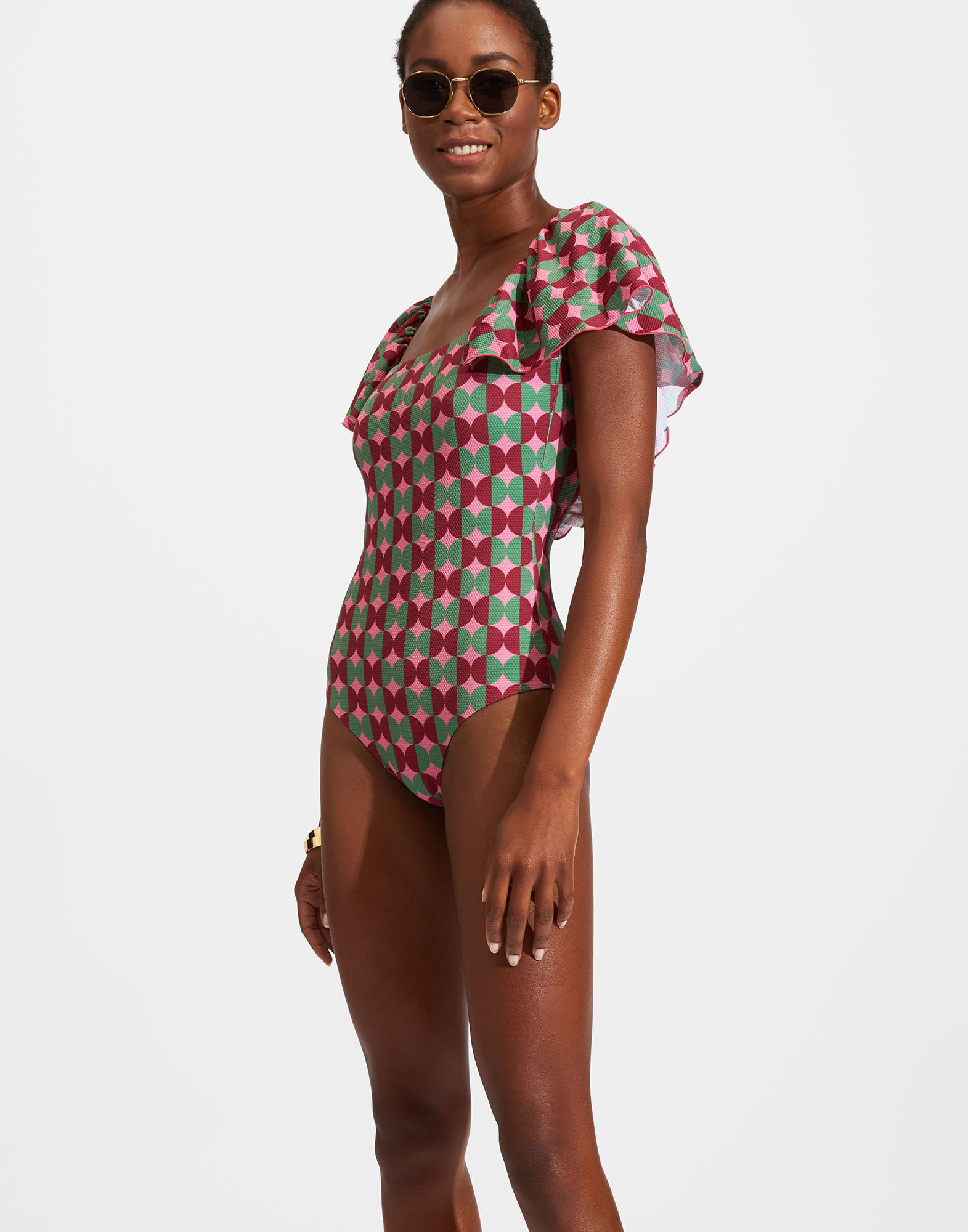 La DoubleJ Scarlett Swimsuit Mezzaluna Pink SWI0034LYC002MEZ0002