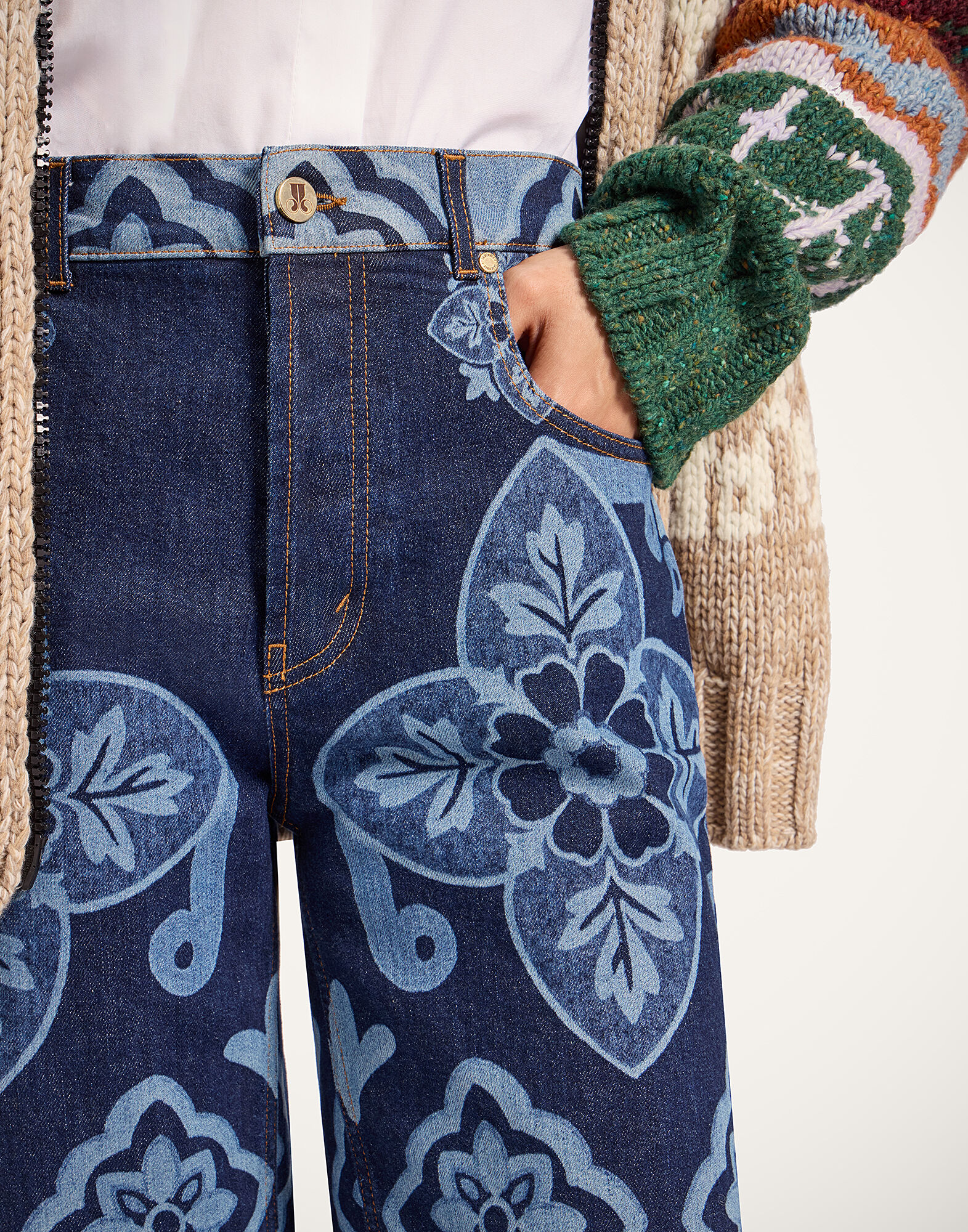 La DoubleJ Better Than Your Boyfriend Jeans Partenope Navy TRO0091DEN002PRT03BU06