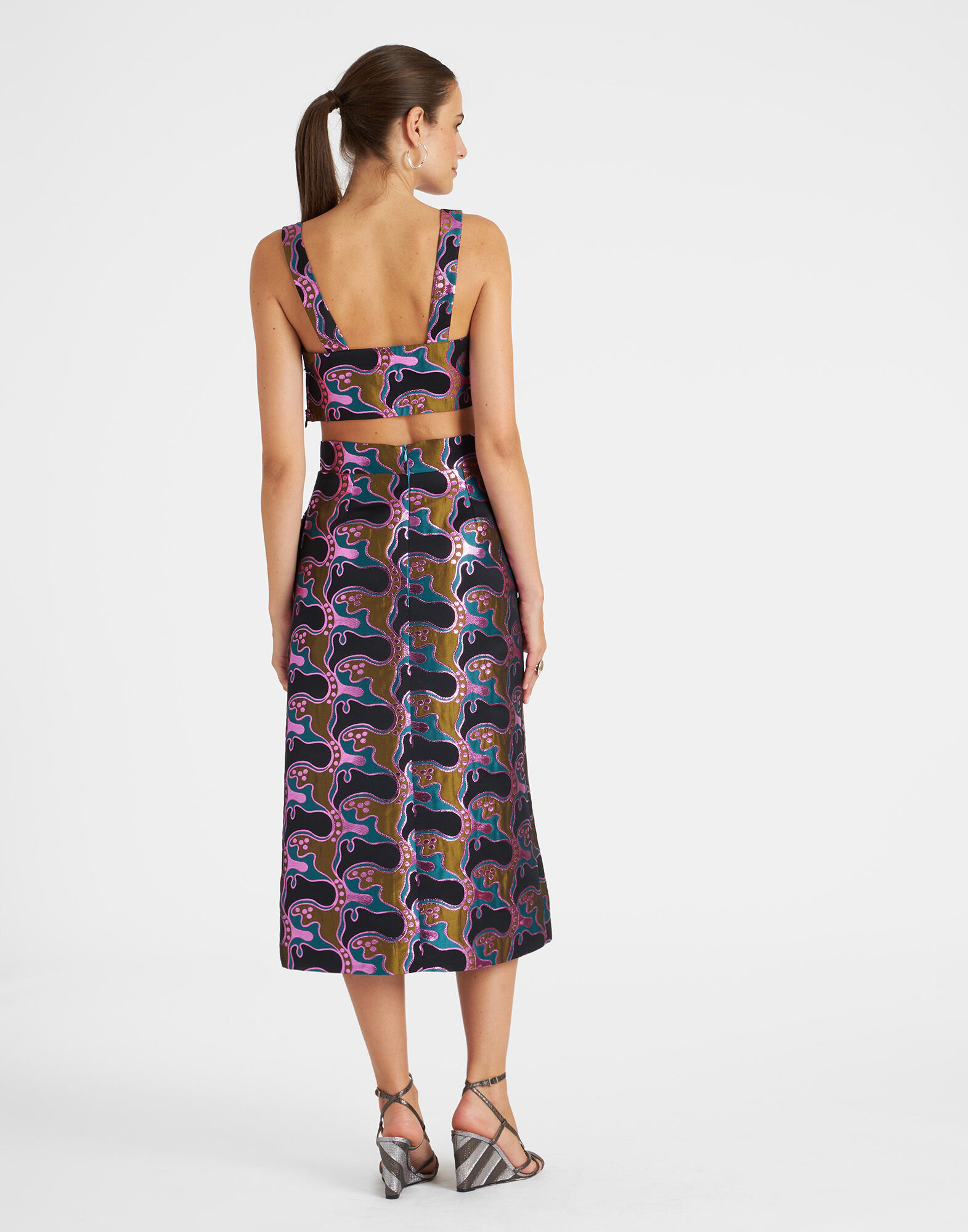 La DoubleJ Baia Skirt Spritz Blue Petrol SKI0103JCQ040SPR03BU05