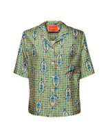 La DoubleJ Boxy Shirt Santachiara SHI0064SIL001SNT01BU08