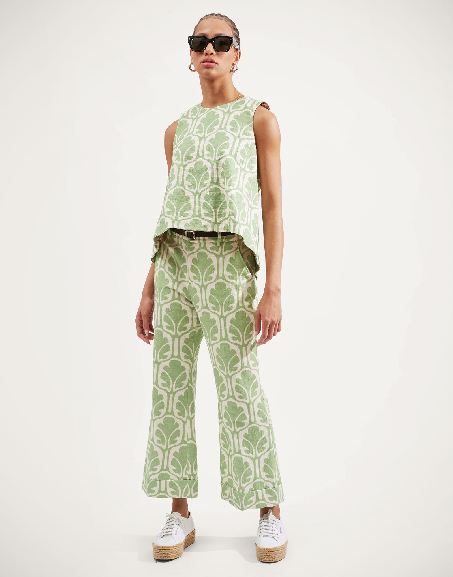 La DoubleJ Hendrix Pants Grove TRO0014COT005GRV01GR05