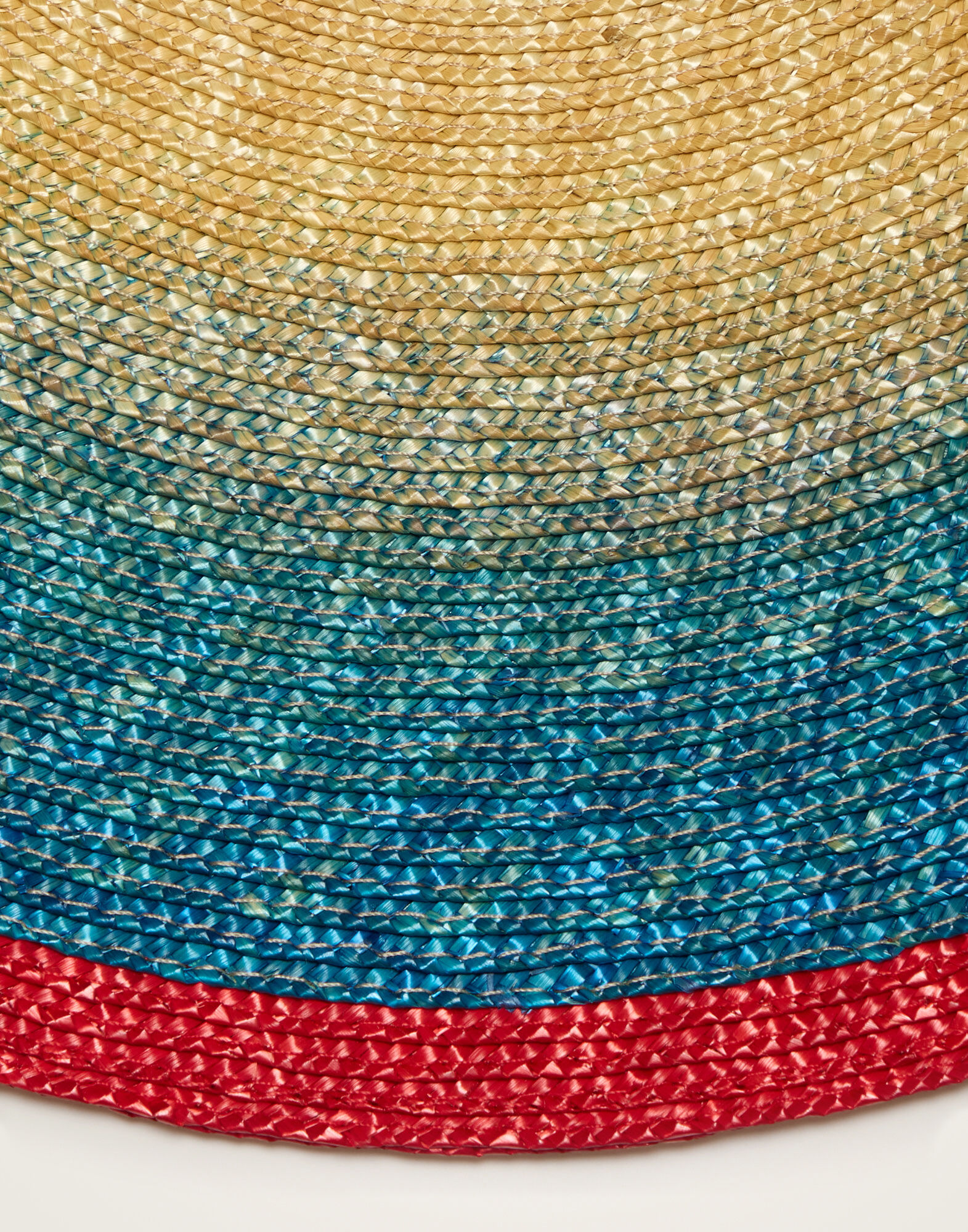 La DoubleJ Handpainted Sunset Placemats Set Of 2 Gradient Blue PMT0030STR001GRA02BU03