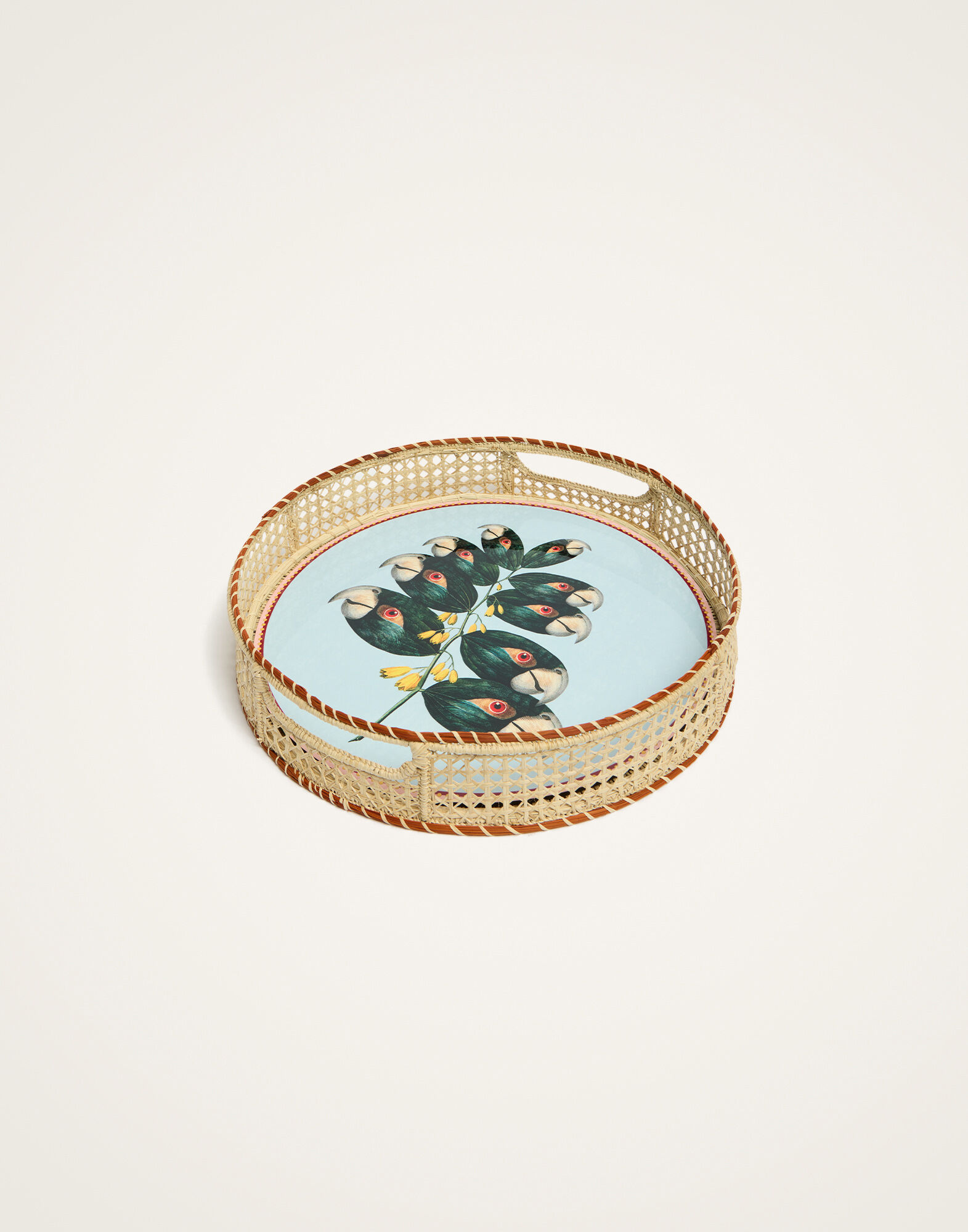 La DoubleJ Disk Placemat Parrotstem Light Blue PMT0016CRK001PAS02BU01