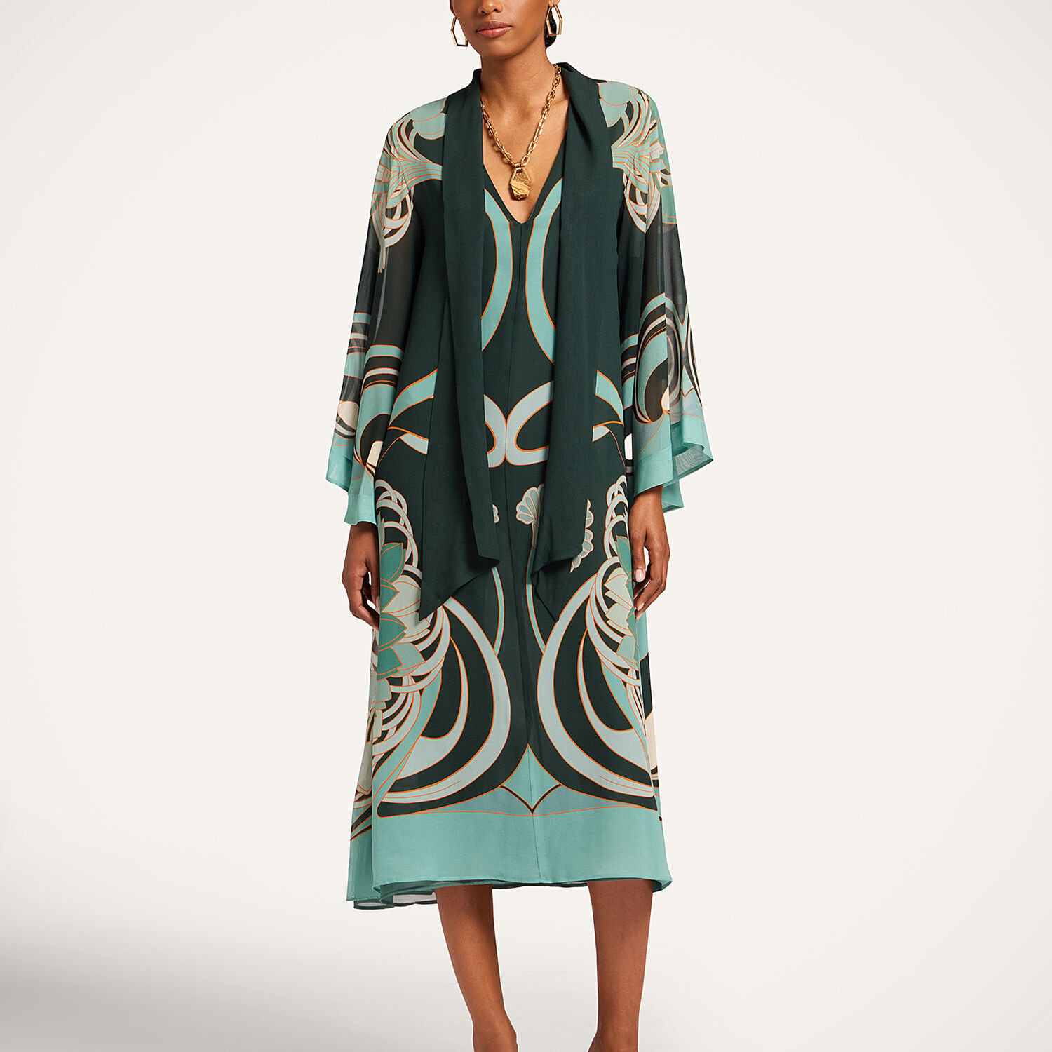 La Double J Magnifico Midi Dress