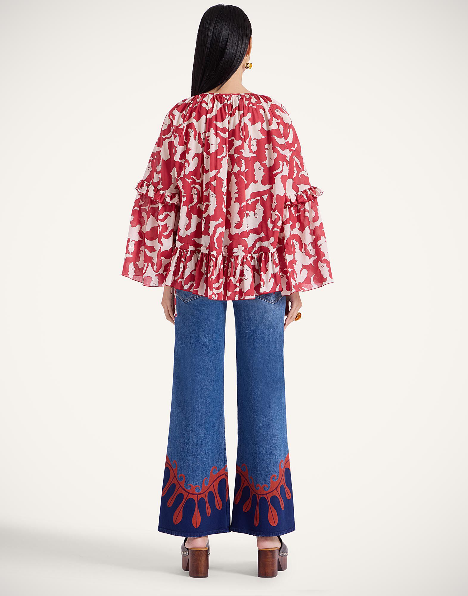 La DoubleJ The Tomcat Roller Jeans Deep In The Pacific Blue TRO0167DEN011PCF04BU03