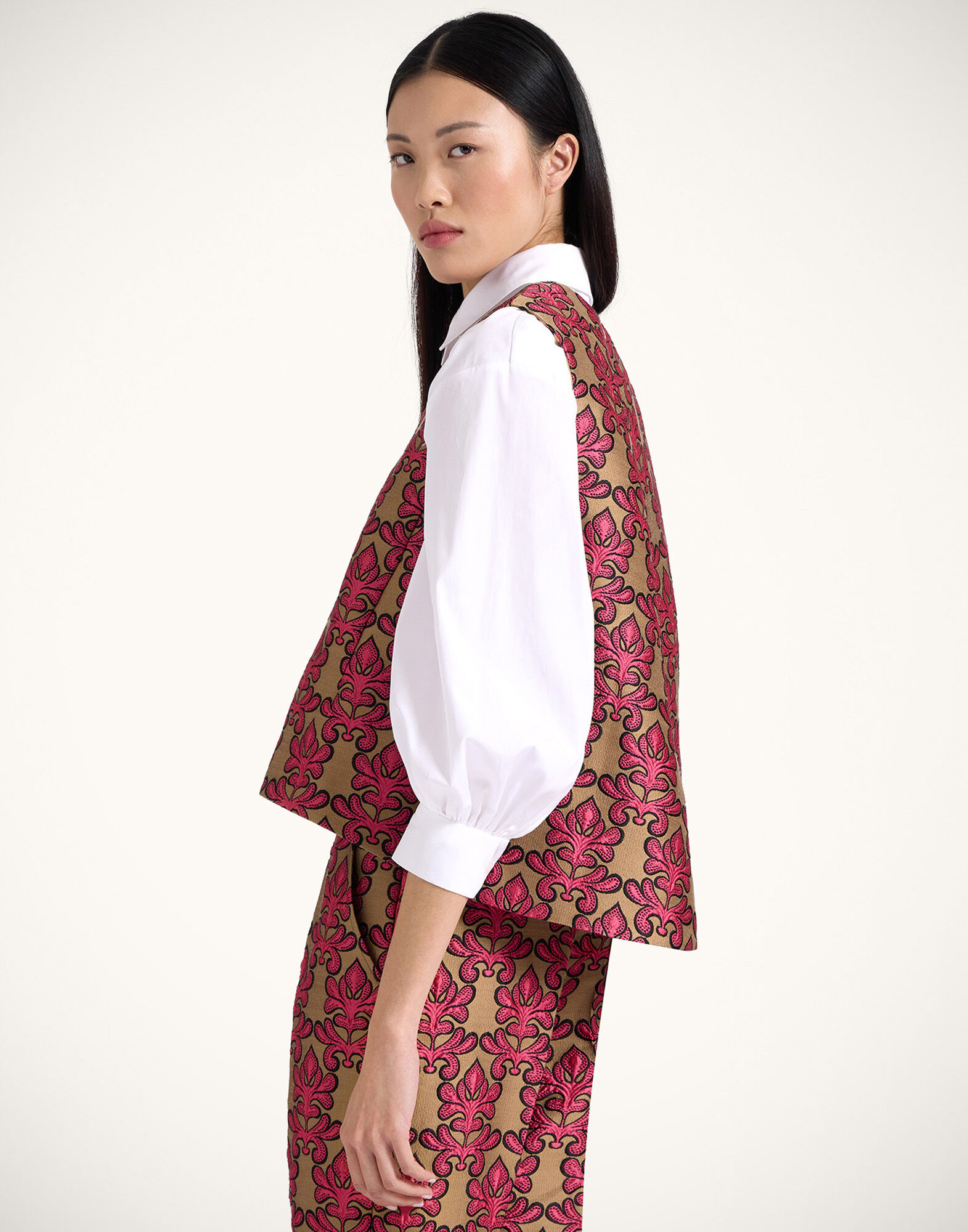 La DoubleJ La Scala Top Herald Fuchsia TOP0016JCQ094HRL01PI03