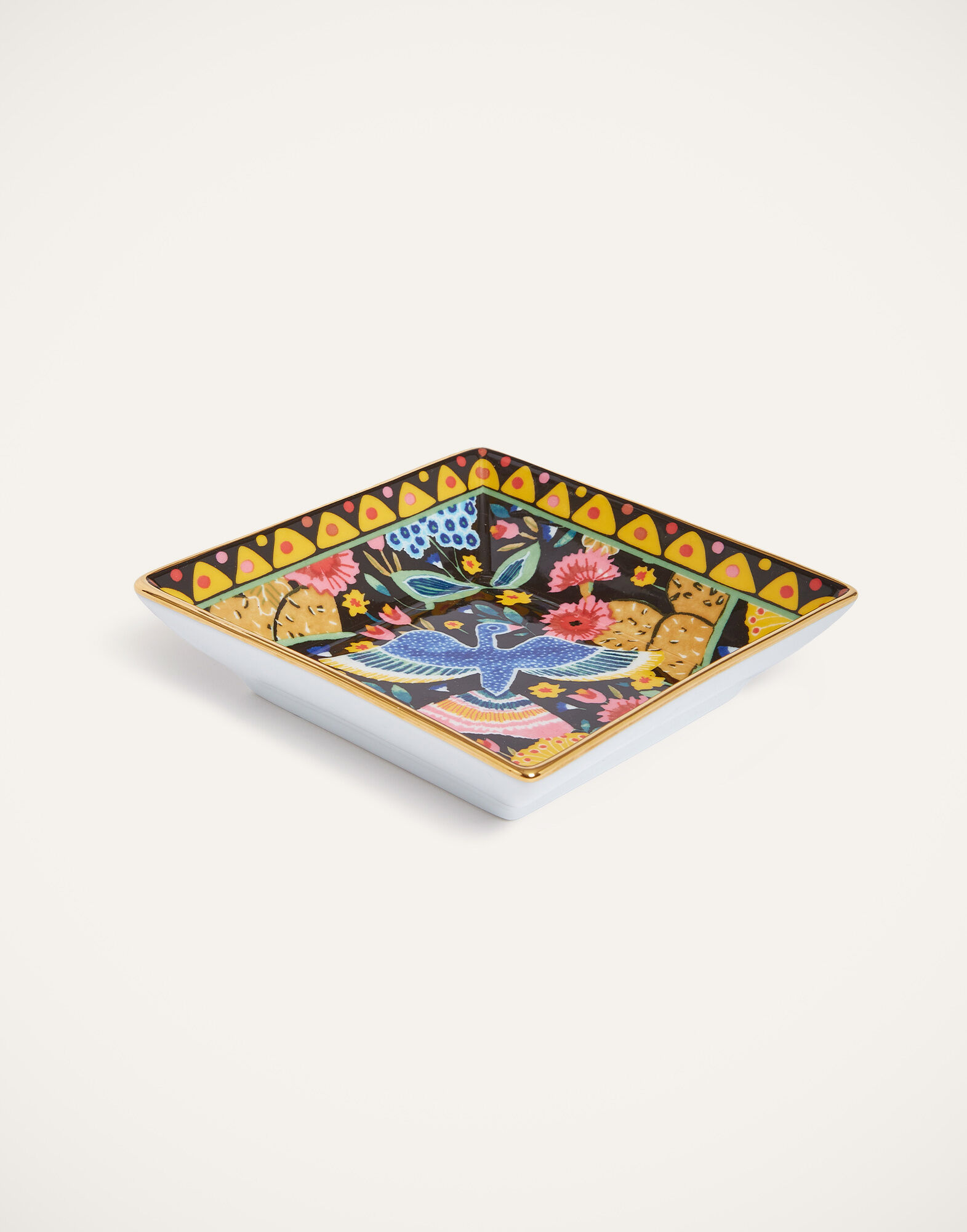 La DoubleJ Trinket Tray Colombo Black TRI0001CER001COL06BL01