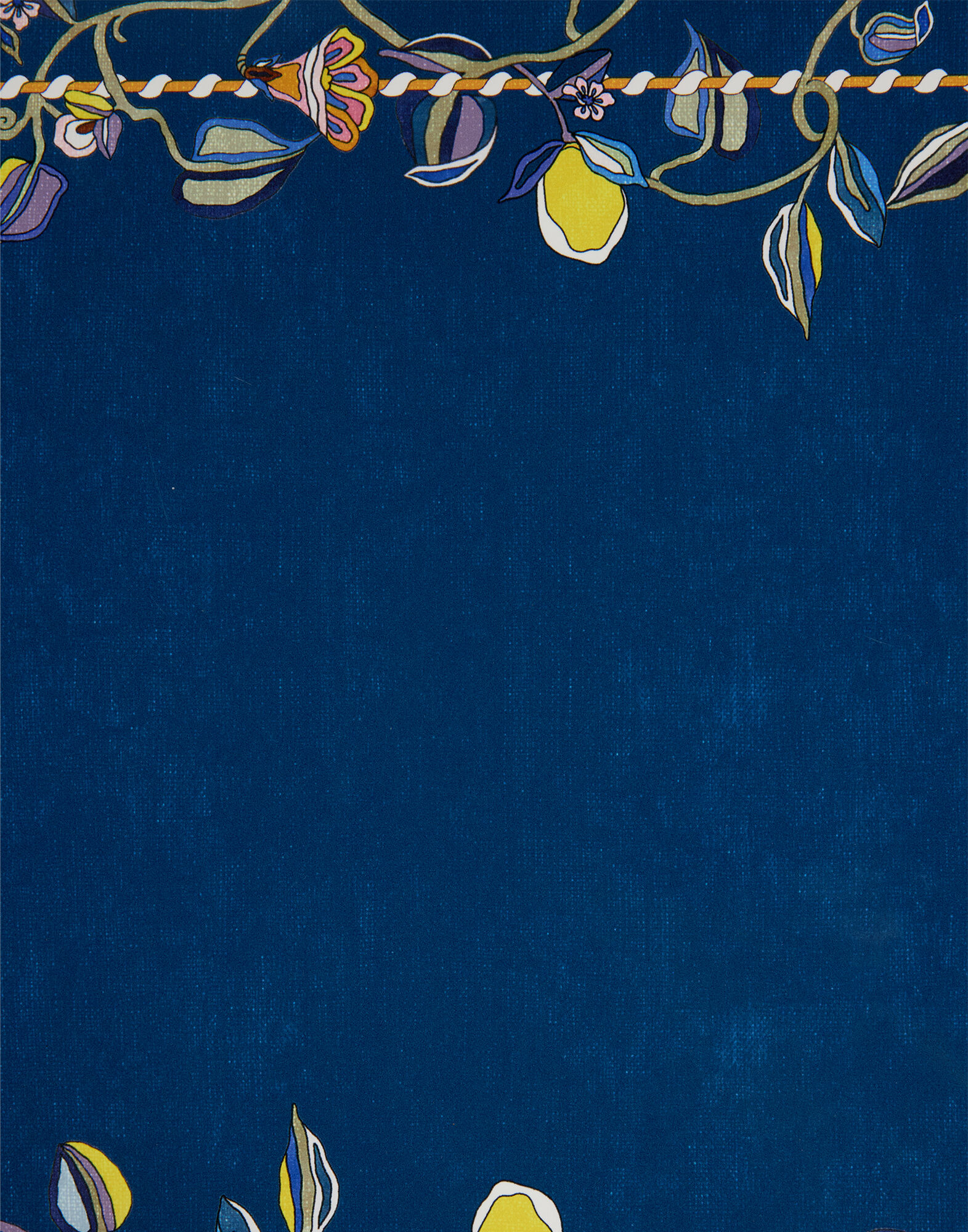 La DoubleJ TV Placemats Set of 2 Borboni Blue PMT0040CRK001BRN01BU03