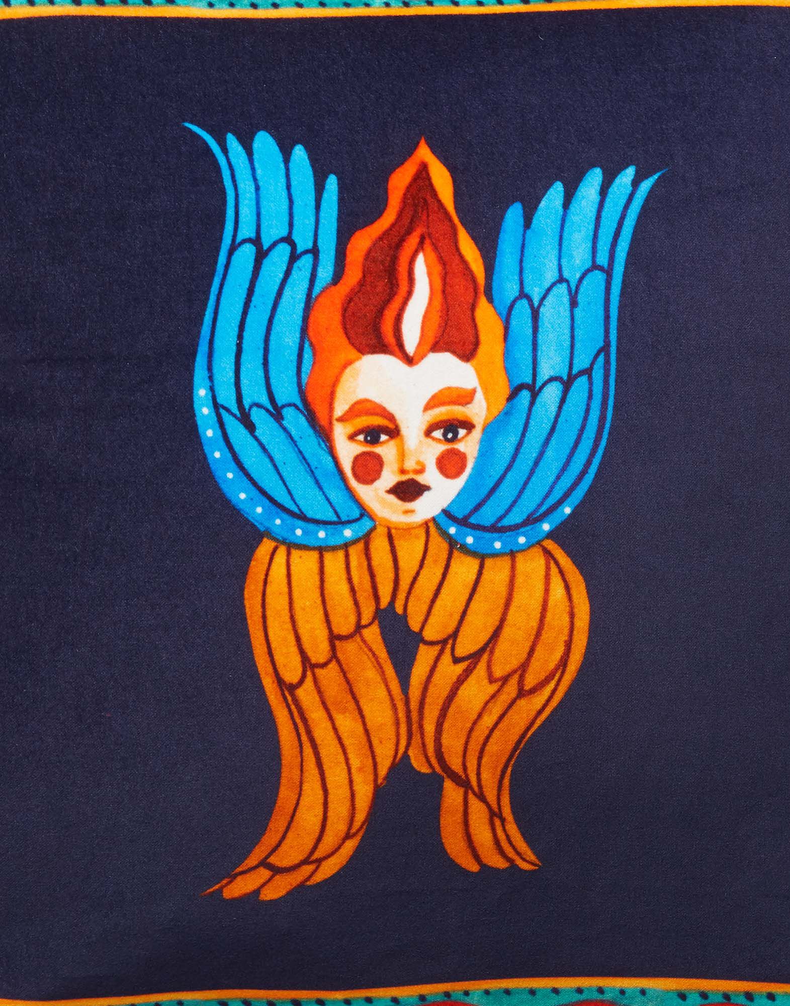 La DoubleJ Velvet Cushion (48X48) Angel CUS0012VEL001HLE0013