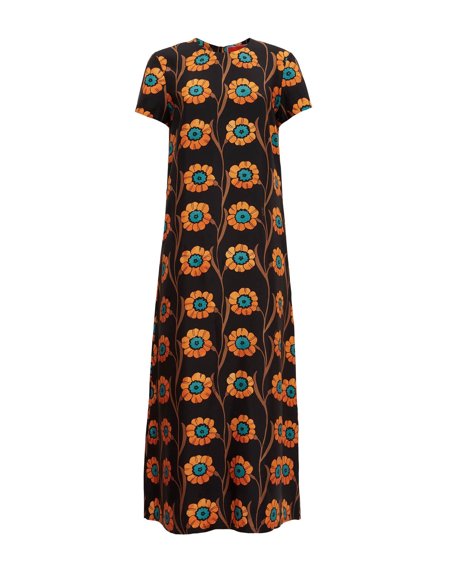 La DoubleJ Swing Dress Daisychain Black DRE0001SIL001ROP01BL01