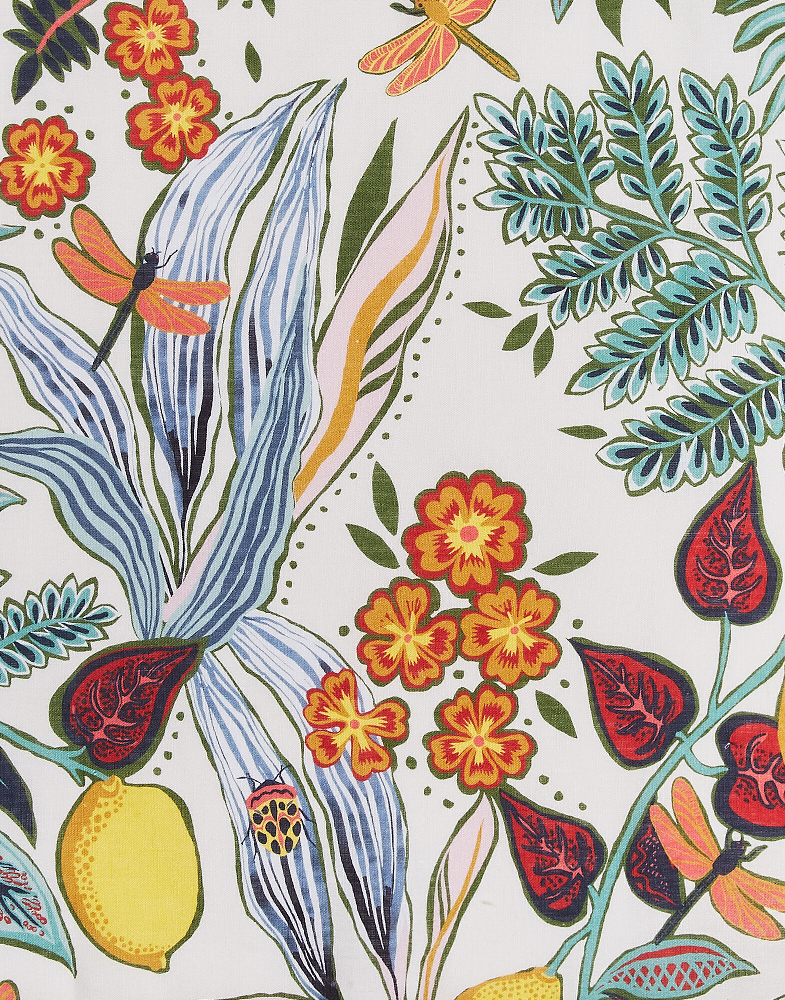 La DoubleJ Large Napkins Set Of 2 Botanical NAP0006LIN001BOT0005